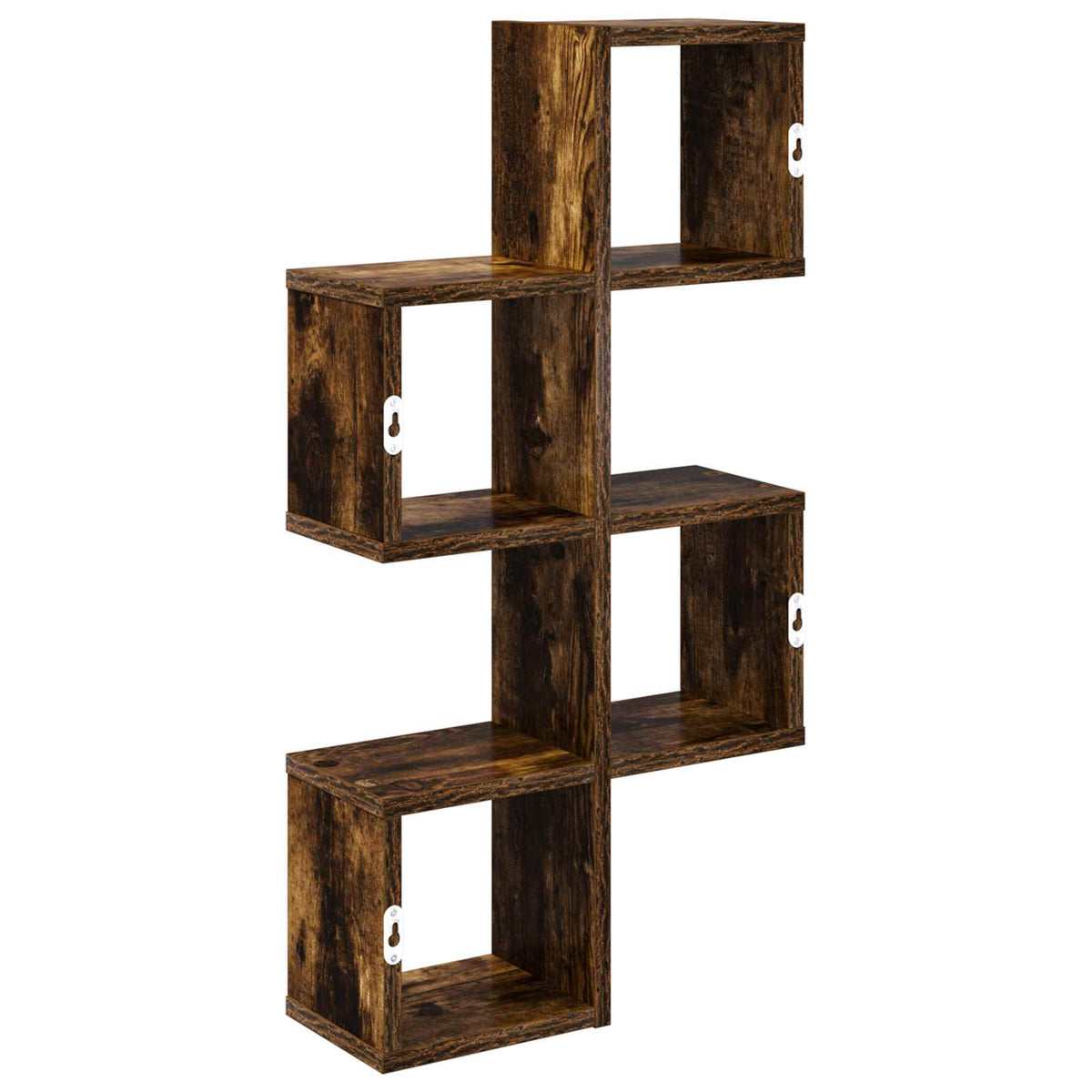 Wall Shelf Wall-Mounted Smoked Oak 39 x 15 x 76 cm