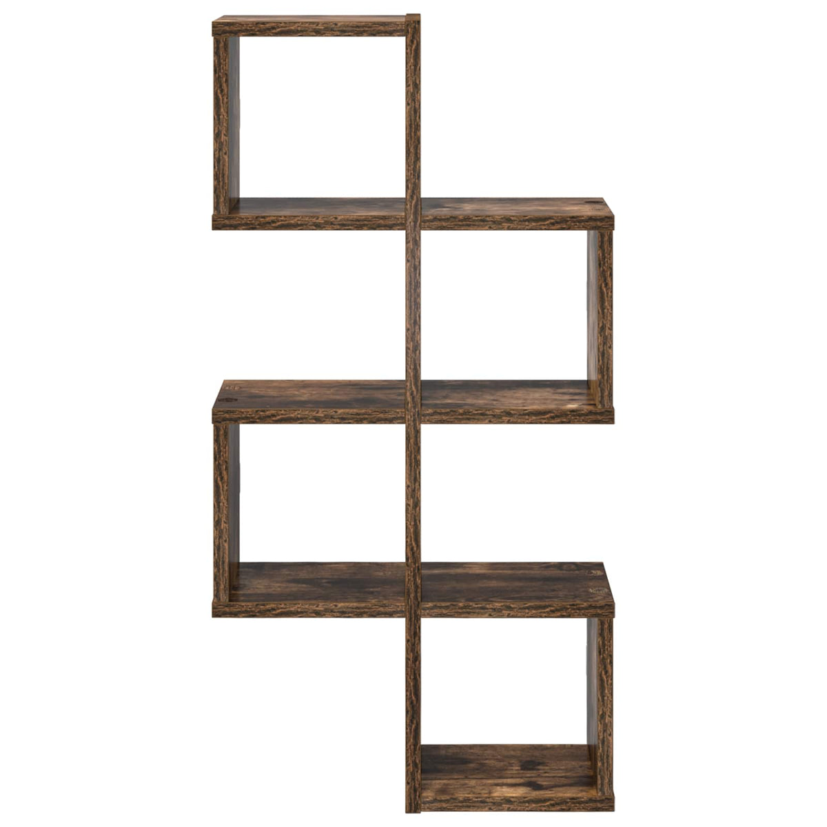 Wall Shelf Wall-Mounted Smoked Oak 39 x 15 x 76 cm