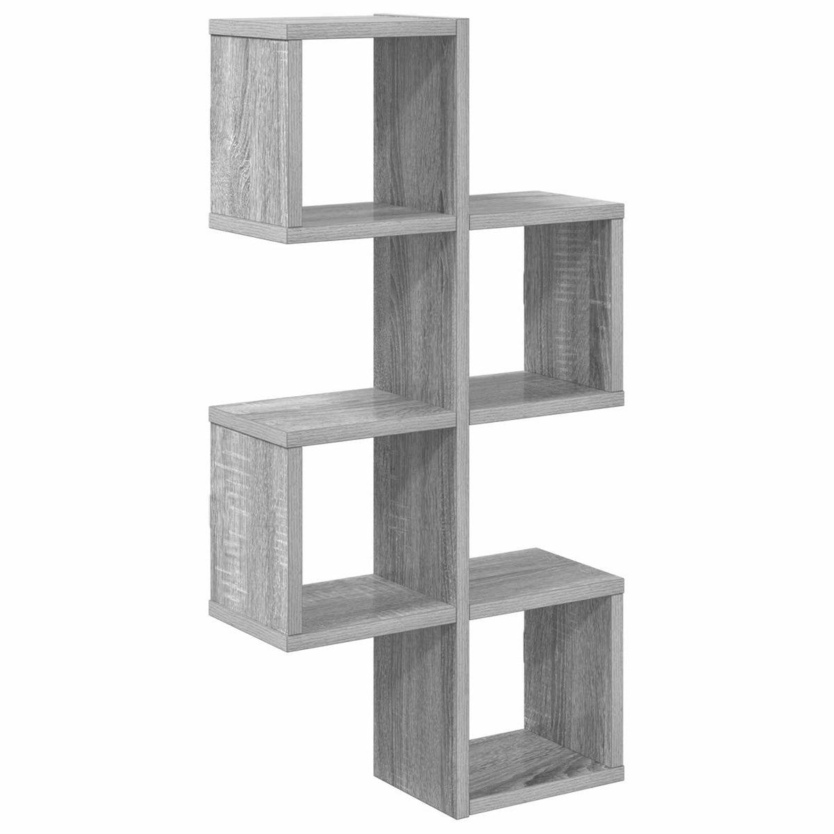 Wall Shelf Wall-Mounted Grey Sonoma 39 x 15 x 76 cm