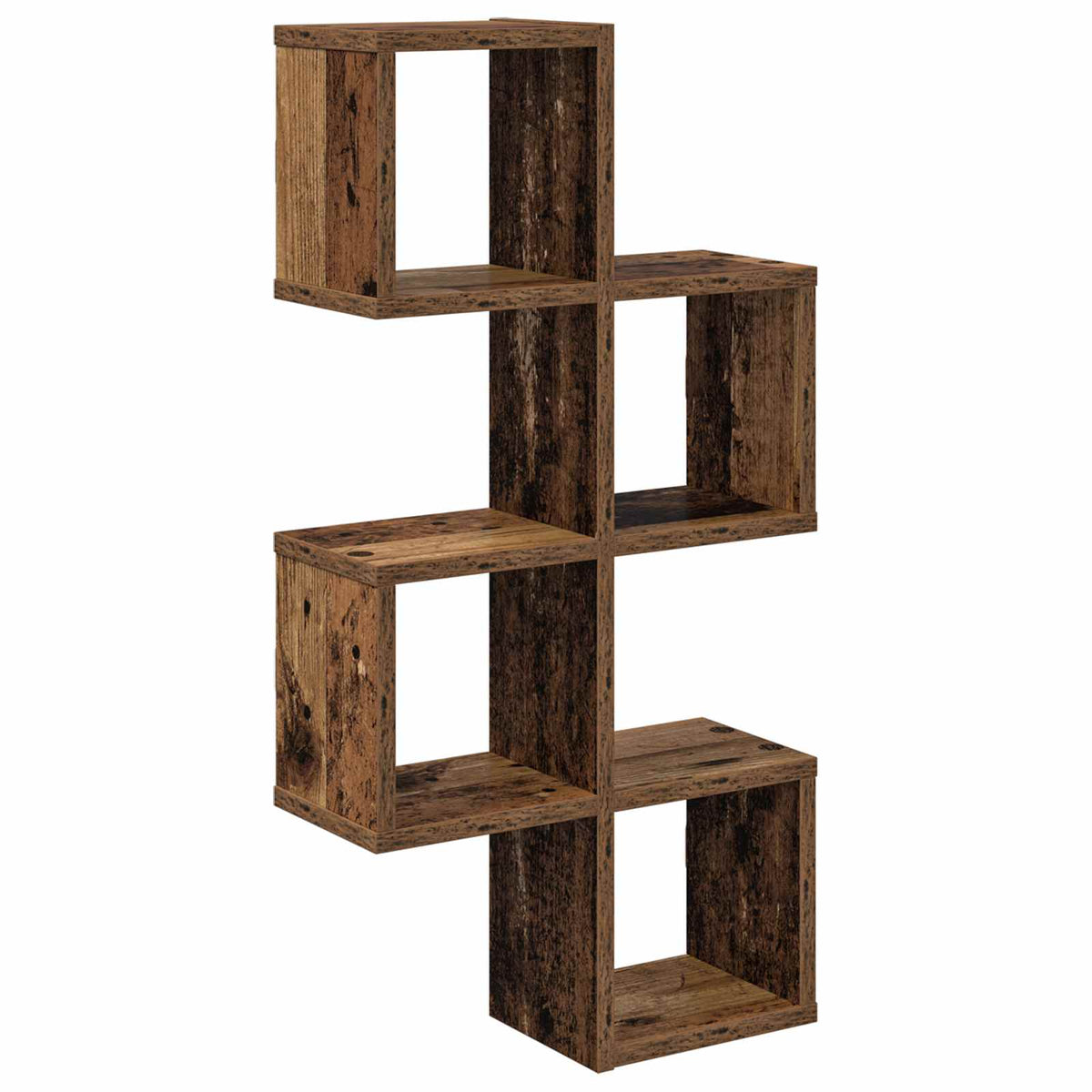 Wall Shelf Wall-Mounted Old Wood 39 x 15 x 76 cm