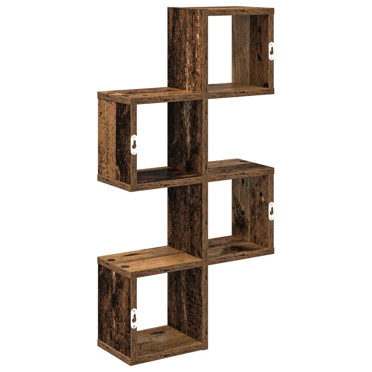 Wall Shelf Wall-Mounted Old Wood 39 x 15 x 76 cm
