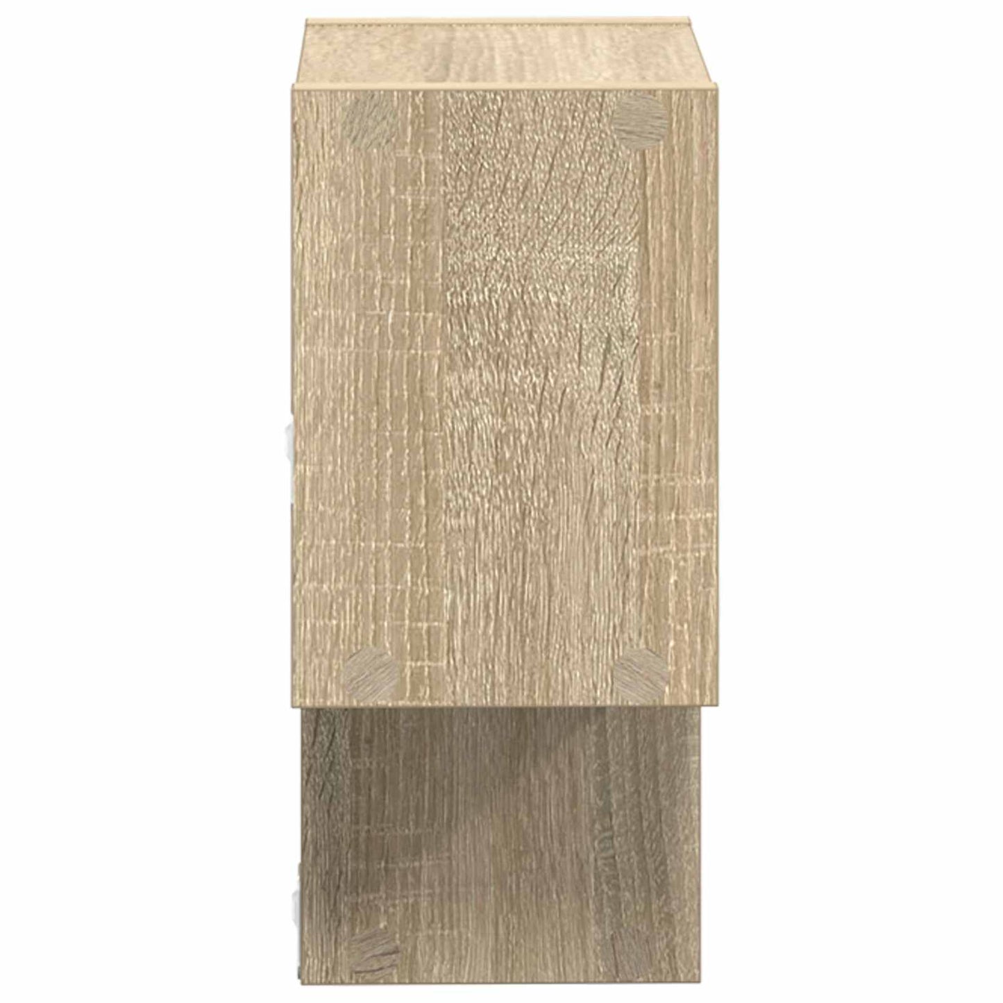 Wall Shelf Wall-Mounted Brown 55 x 15 x 35 cm Engineered Wood