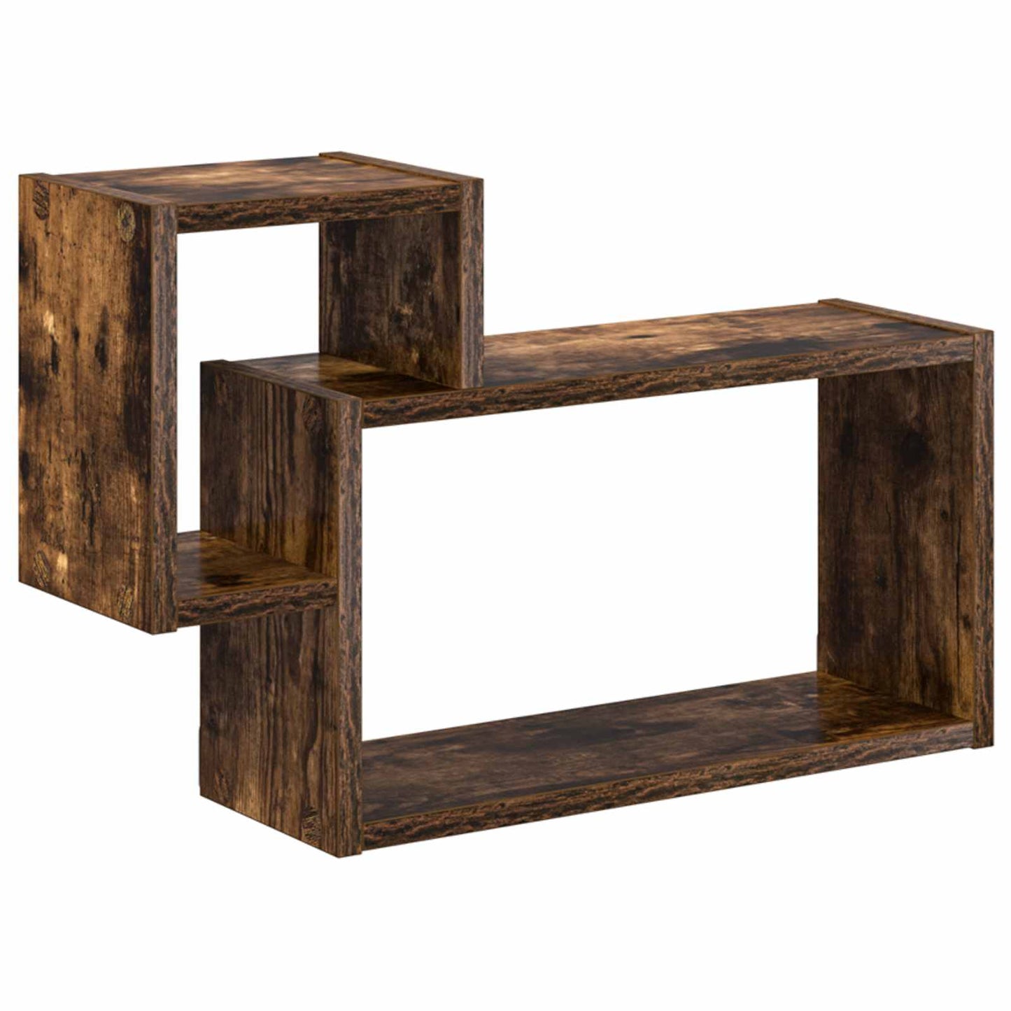 Wall Shelf Wall-Mounted Brown 55 x 15 x 35 cm Engineered Wood