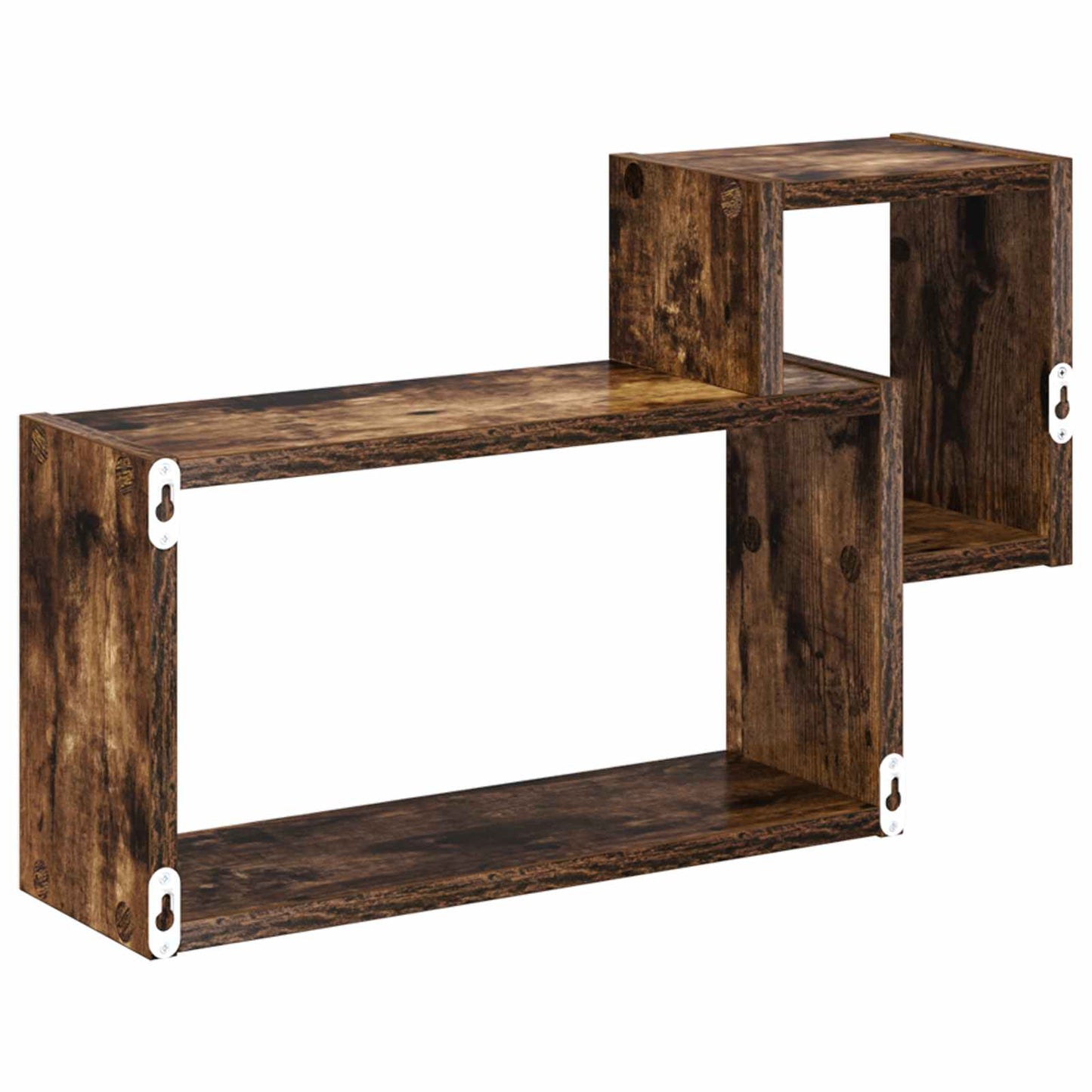Wall Shelf Wall-Mounted Brown 55 x 15 x 35 cm Engineered Wood