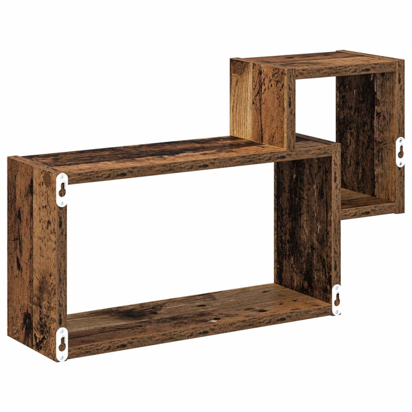 Wall Shelf Wall-Mounted Brown 55 x 15 x 35 cm Engineered Wood