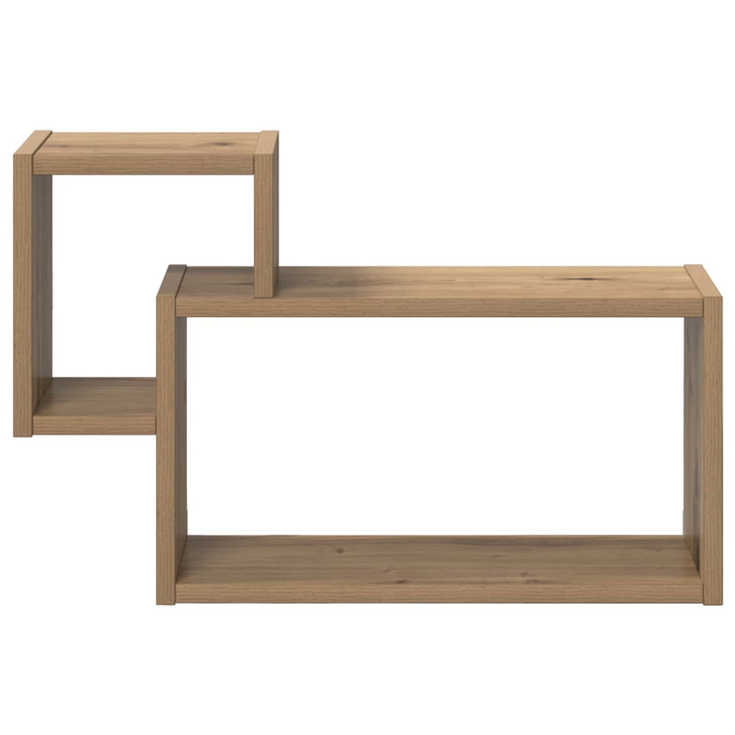 Wall Shelf Wall-Mounted Brown 55 x 15 x 35 cm Engineered Wood
