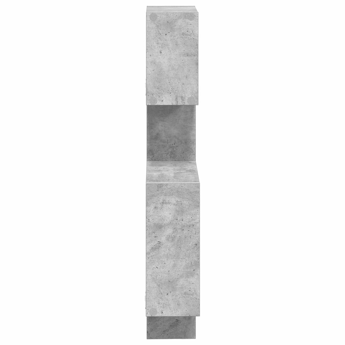 Wall Cube Shelves Wall-Mounted Grey 64 x 13.5 x 91.5 cm