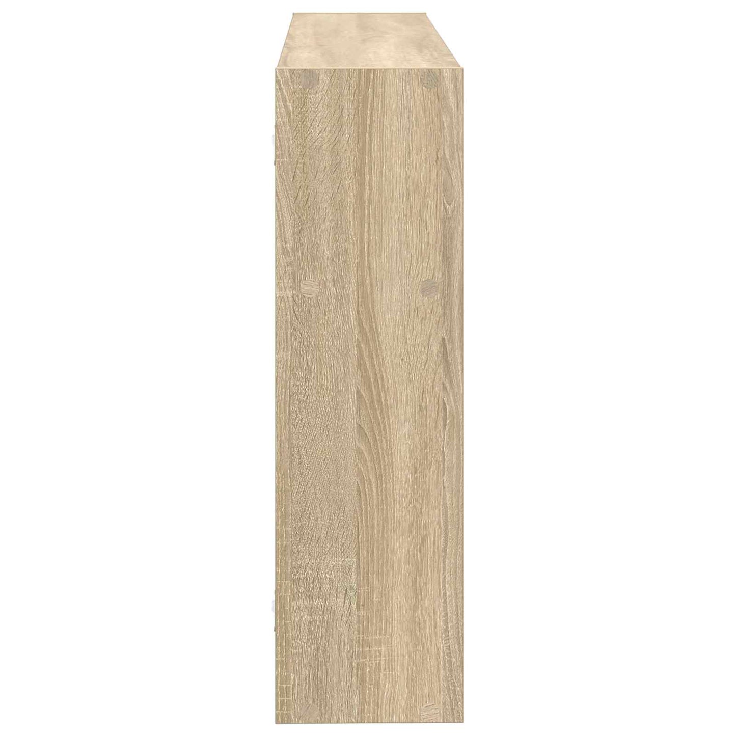 Wall Shelf Wall-Mounted Brown 95 x 20 x 69.5 cm Engineered Wood