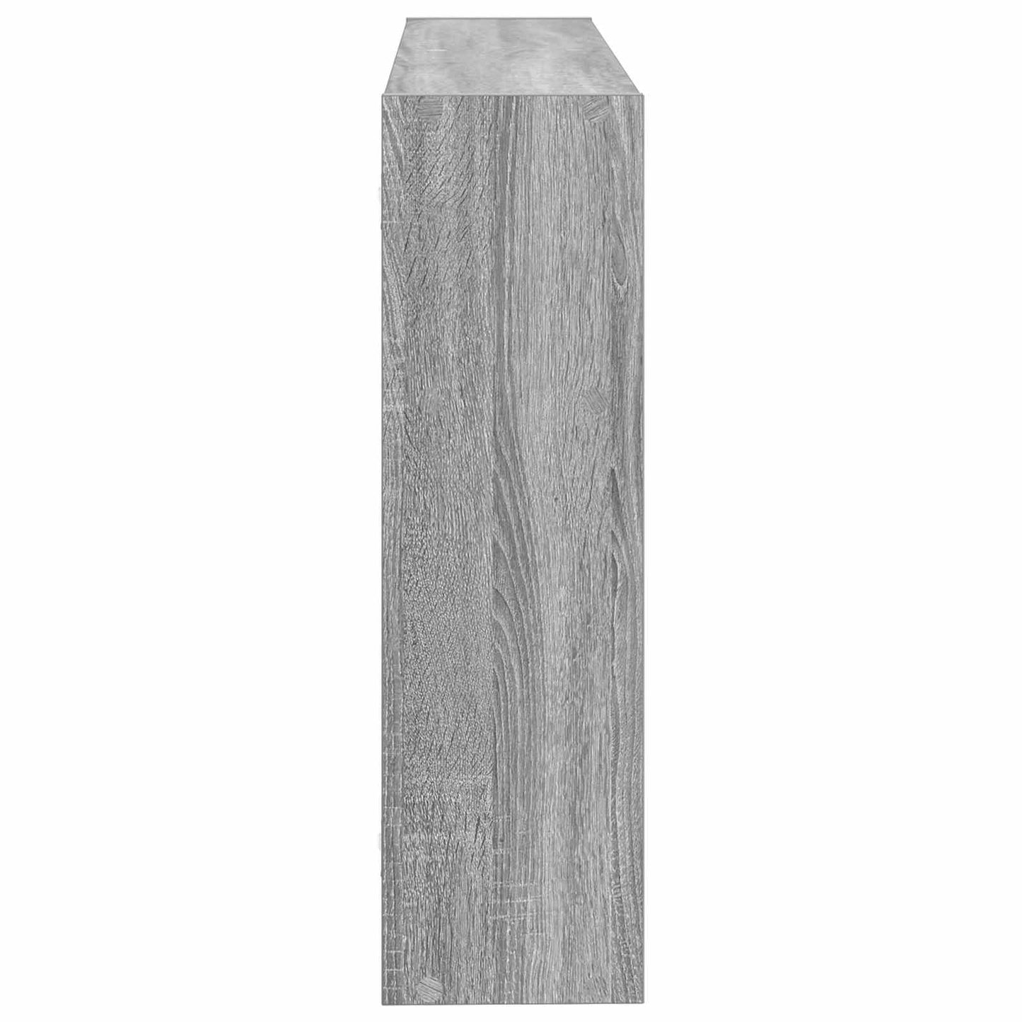 Wall Shelf Wall-Mounted Grey 95 x 20 x 69.5 cm Engineered Wood