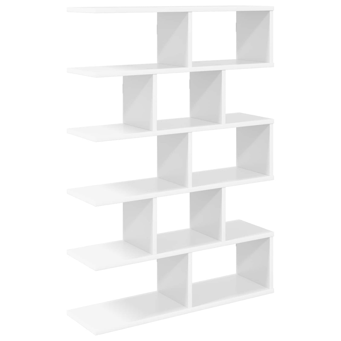 Wall Shelf White 70 x 20 x 100 cm Engineered Wood