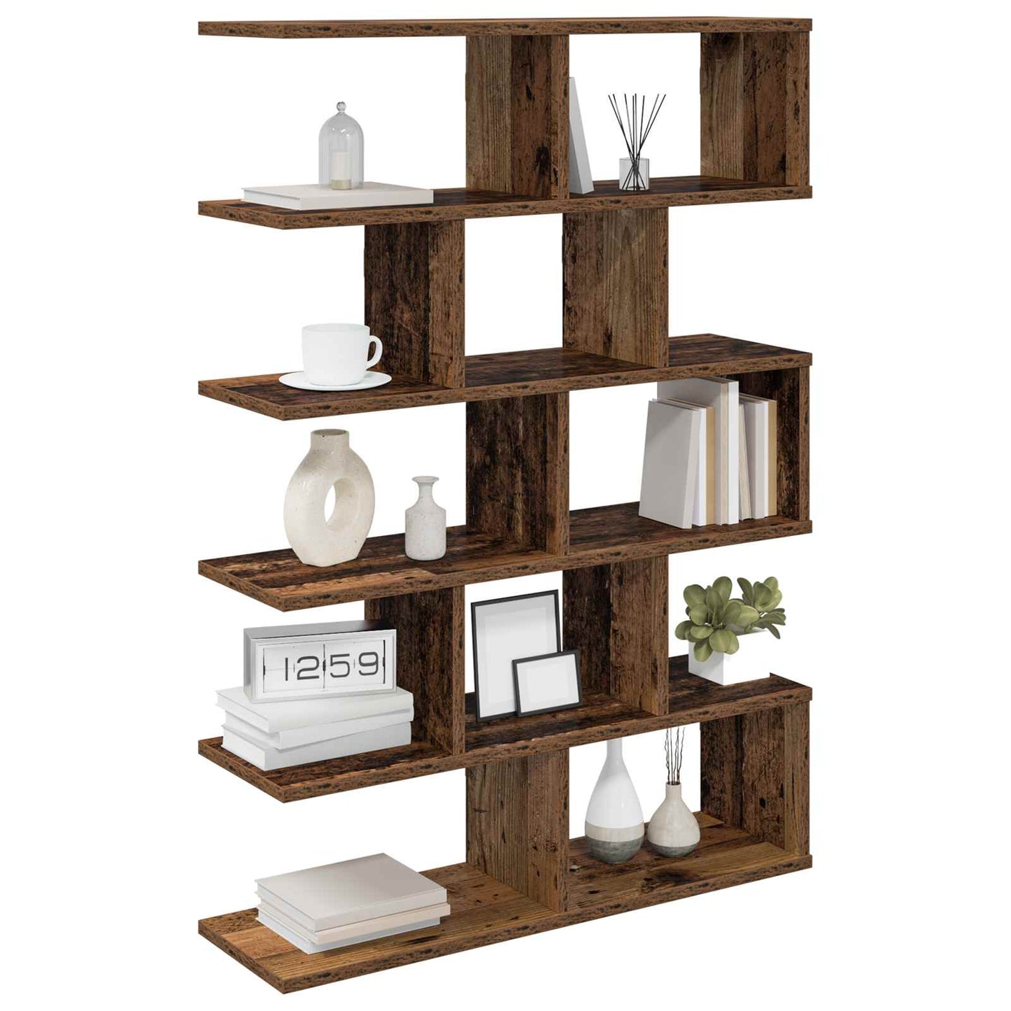 Wall Shelf Old Wood 70 x 20 x 100 cm Engineered Wood