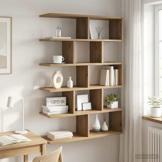 Wall Shelf Artisan Oak 70 x 20 x 100 cm Engineered Wood