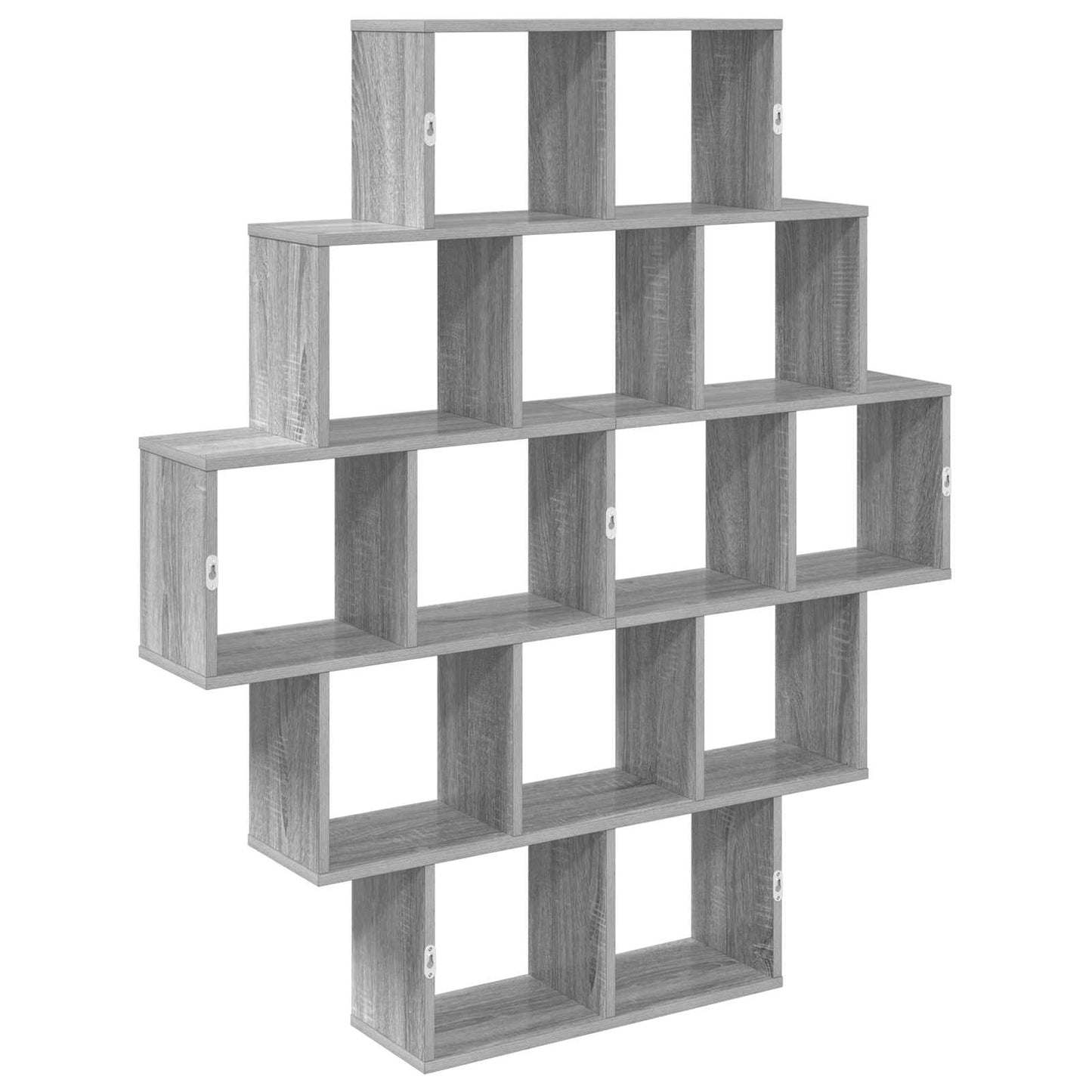Wall Shelf Grey Sonoma 120 x 20 x 136 cm Engineered Wood