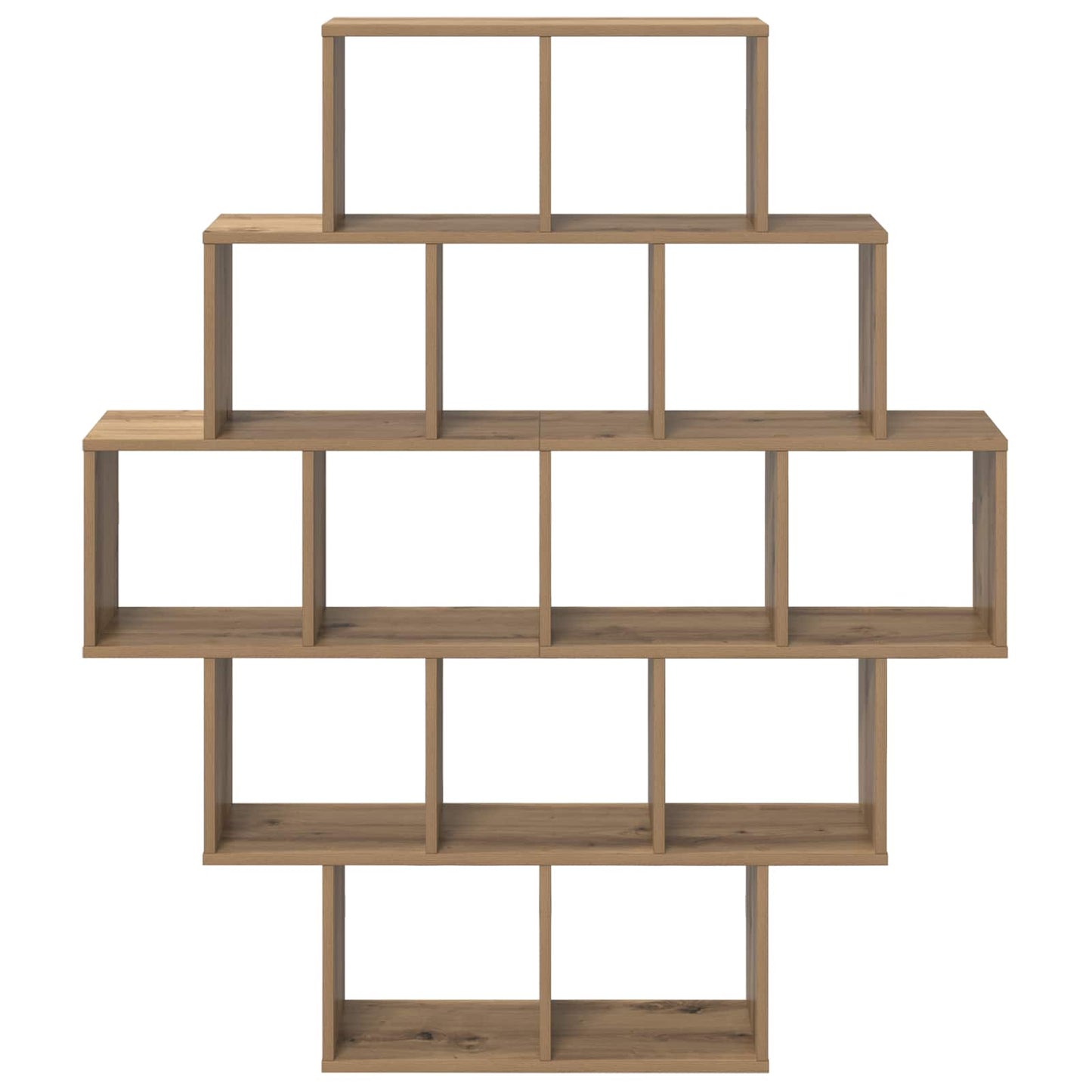 Wall Shelf Artisan Oak 120 x 20 x 136 cm Engineered Wood