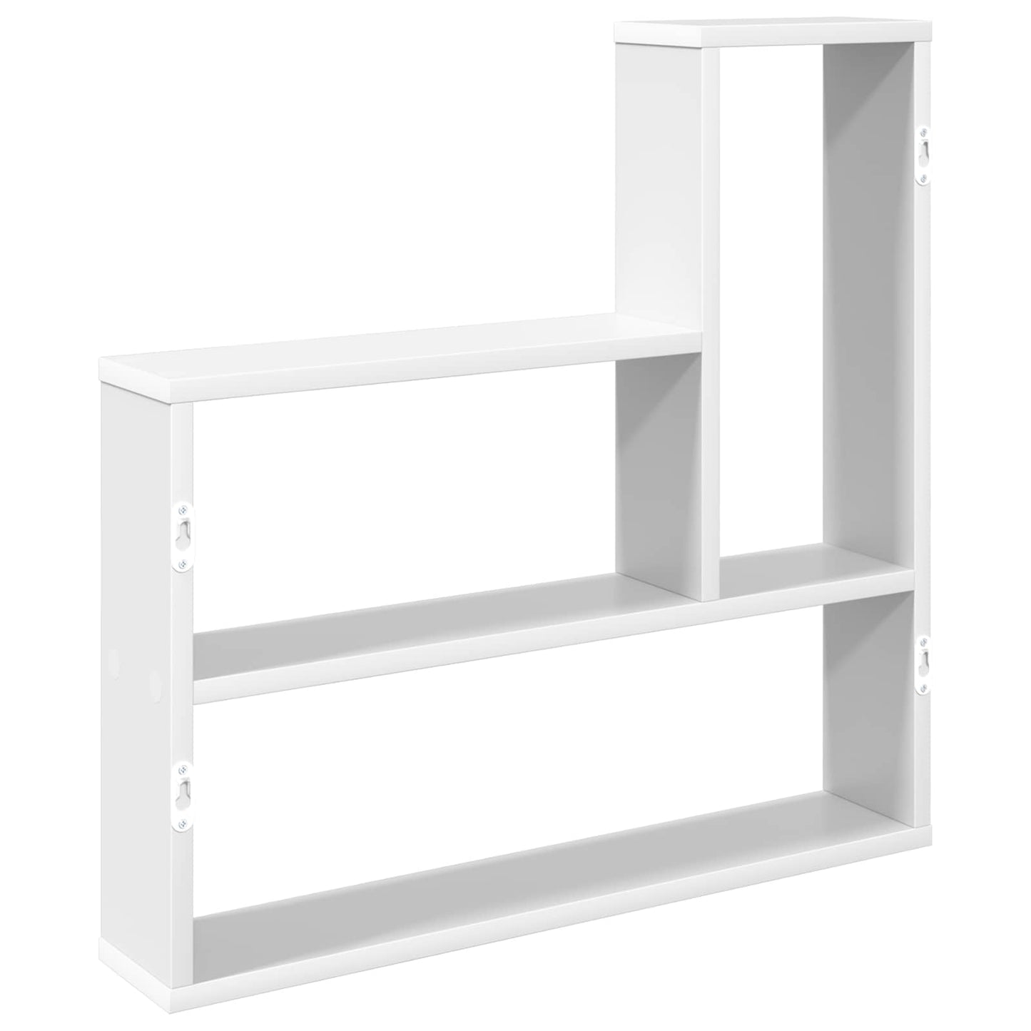 Wall Shelf White 60 x 11 x 60 cm Engineered Wood