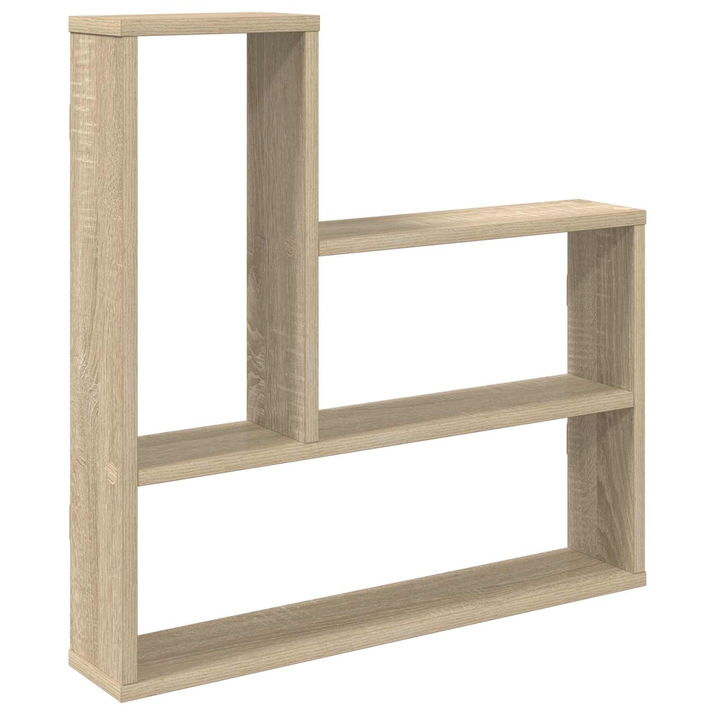 Wall Shelf Sonoma Oak 60 x 11 x 60 cm Engineered Wood