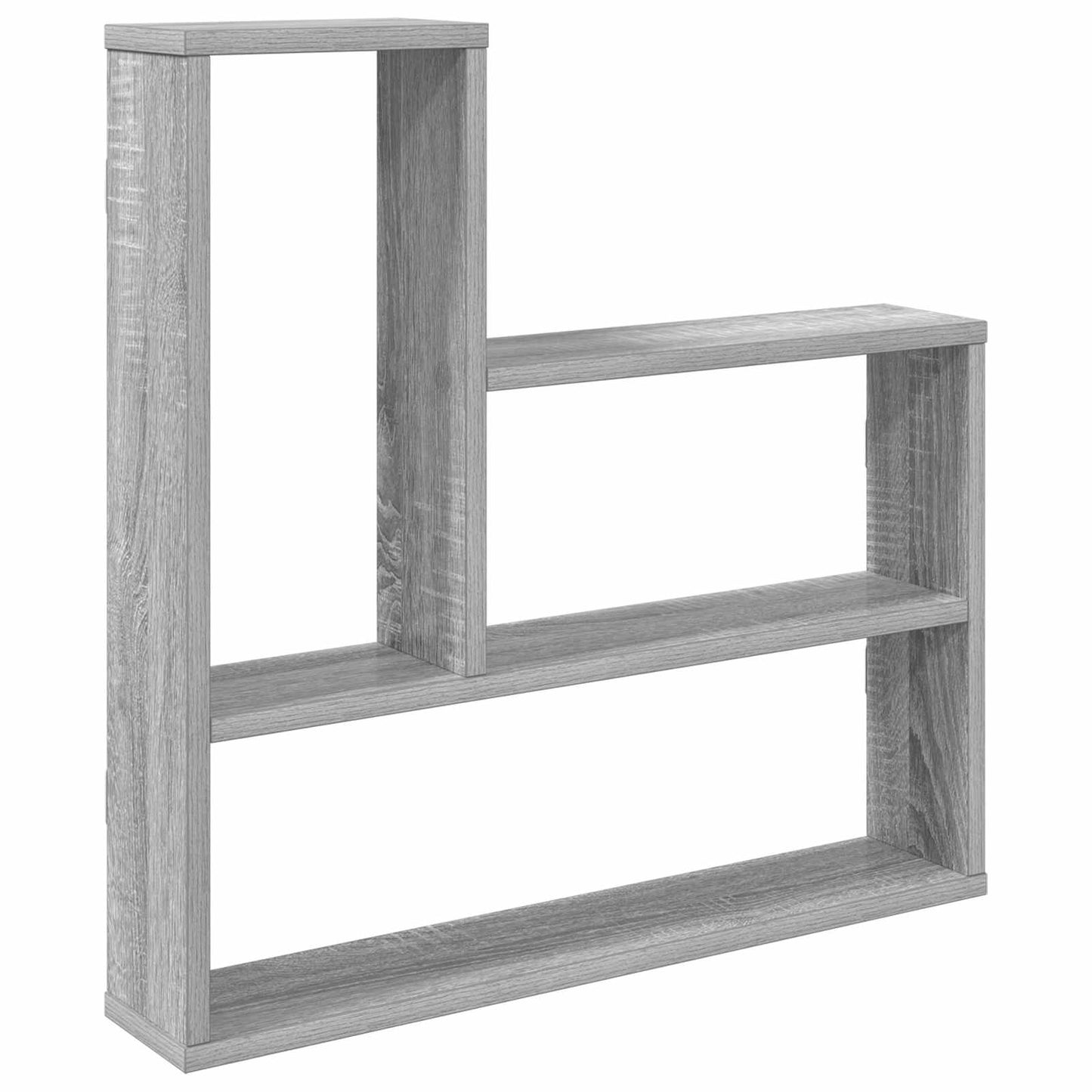 Wall Shelf Grey Sonoma 60 x 11 x 60 cm Engineered Wood