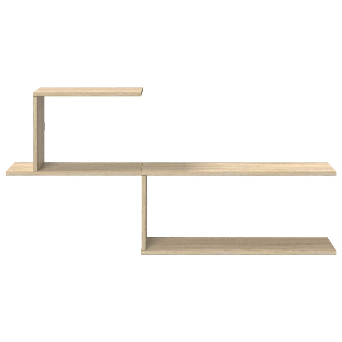Wall Shelf Sonoma Oak 122 x 18 x 60 cm Engineered Wood