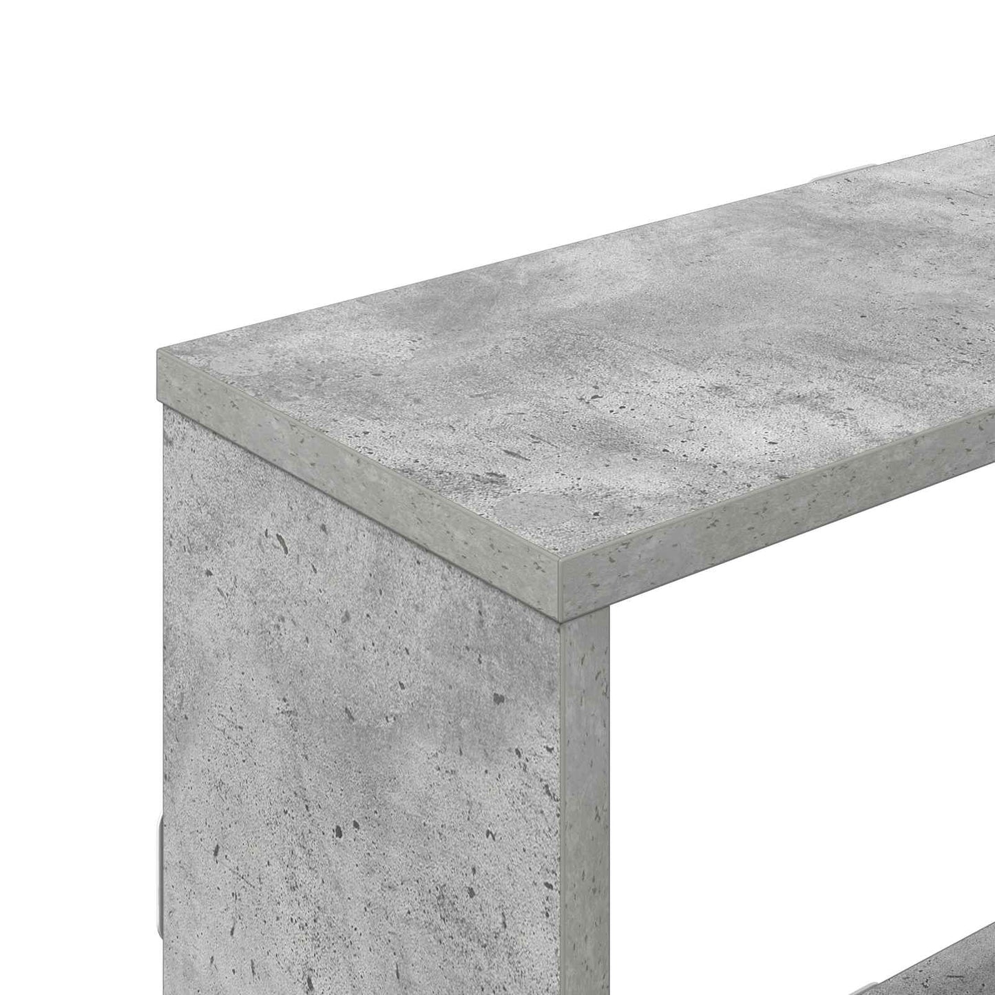 Wall Shelf Concrete Grey 122 x 18 x 60 cm Engineered Wood