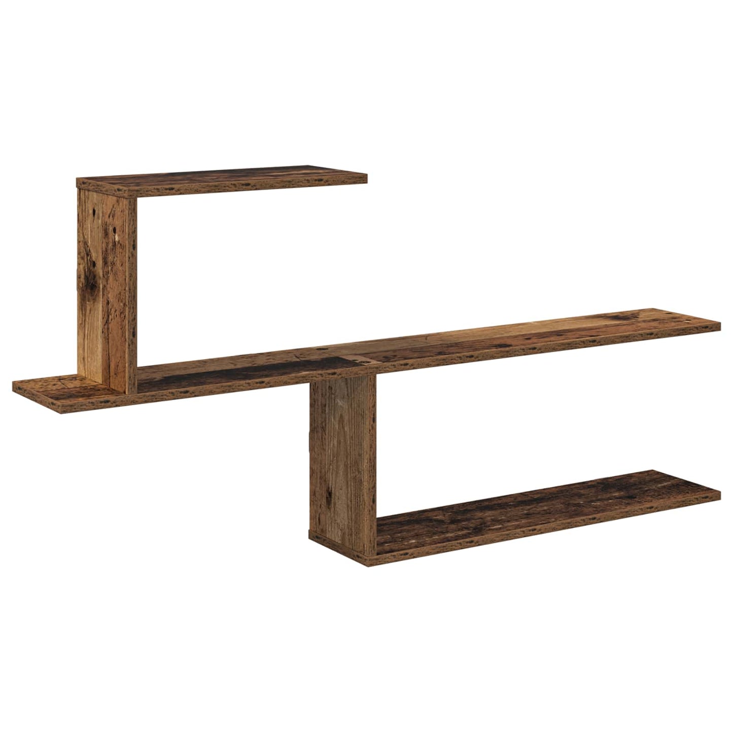 Wall Shelf Old Wood 122 x 18 x 60 cm Engineered Wood