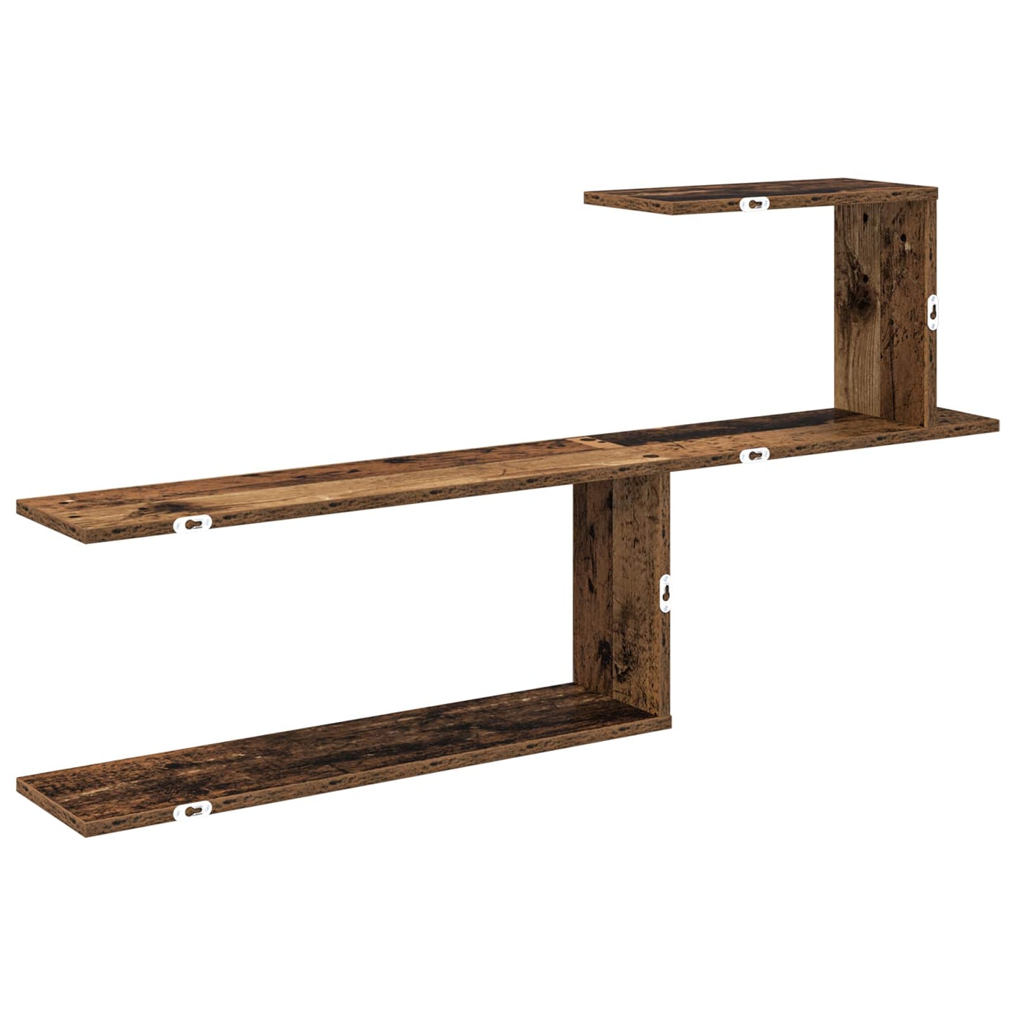 Wall Shelf Old Wood 122 x 18 x 60 cm Engineered Wood