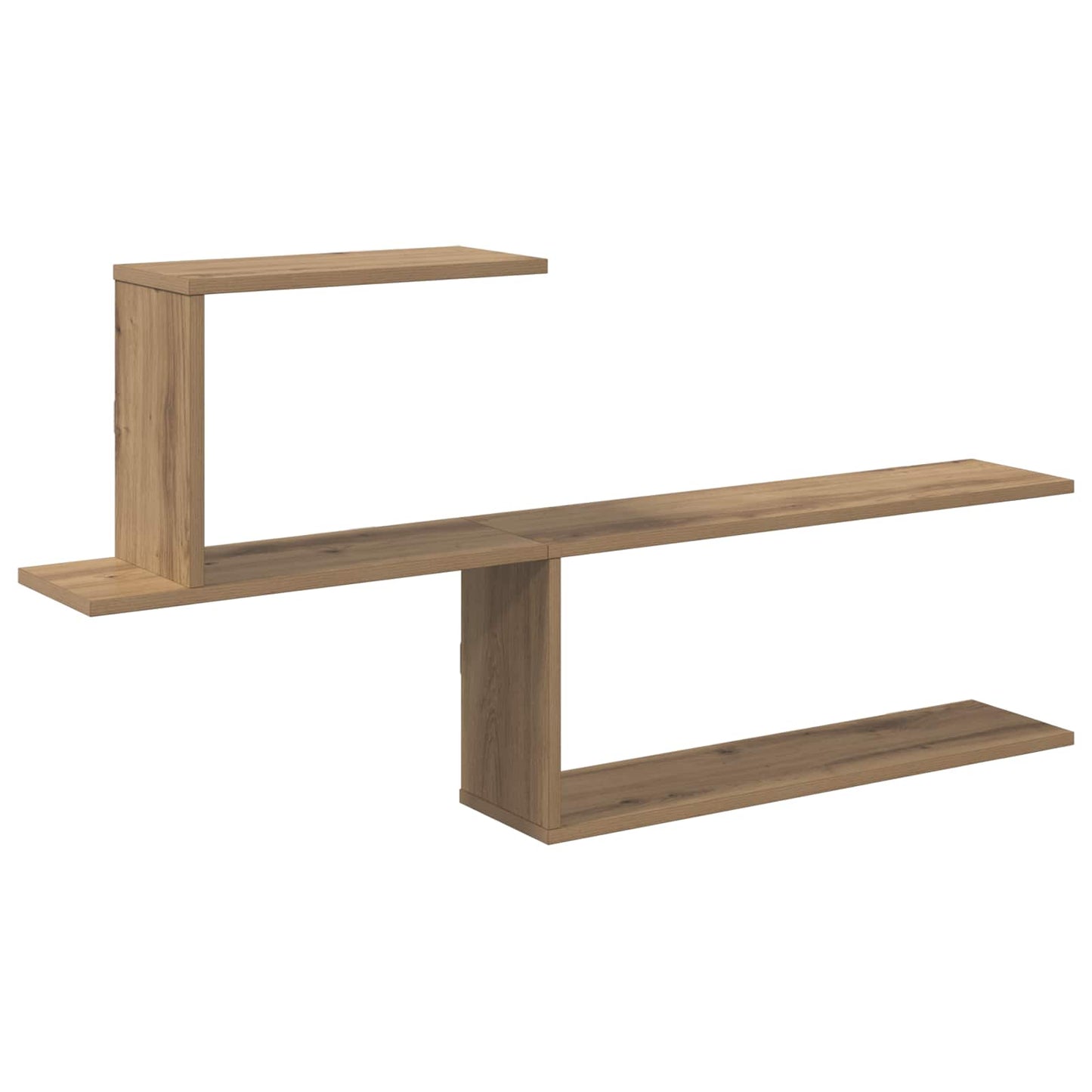 Wall Shelf Artisan Oak 122 x 18 x 60 cm Engineered Wood