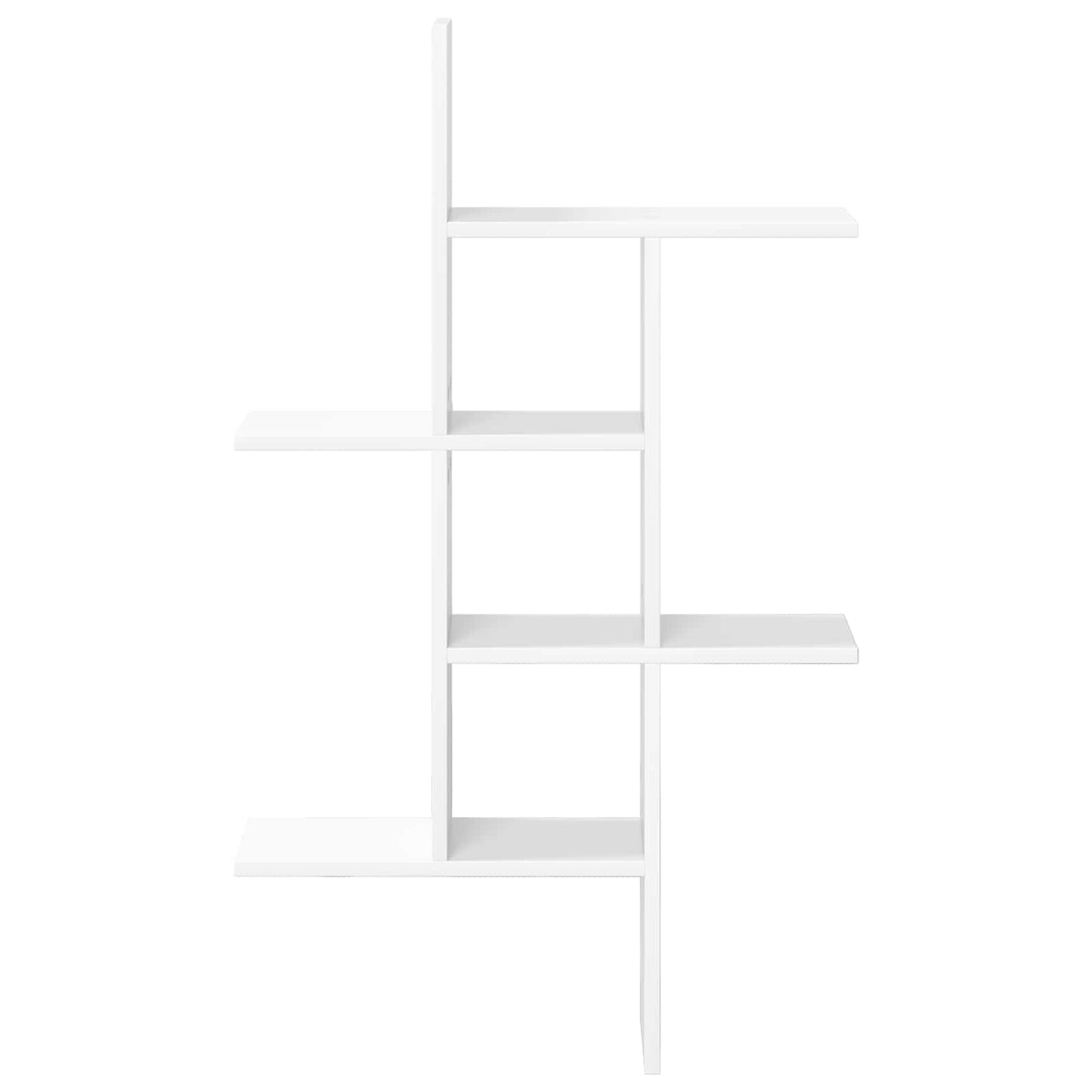 Wall Shelf White 61 x 15 x 102 cm Engineered Wood