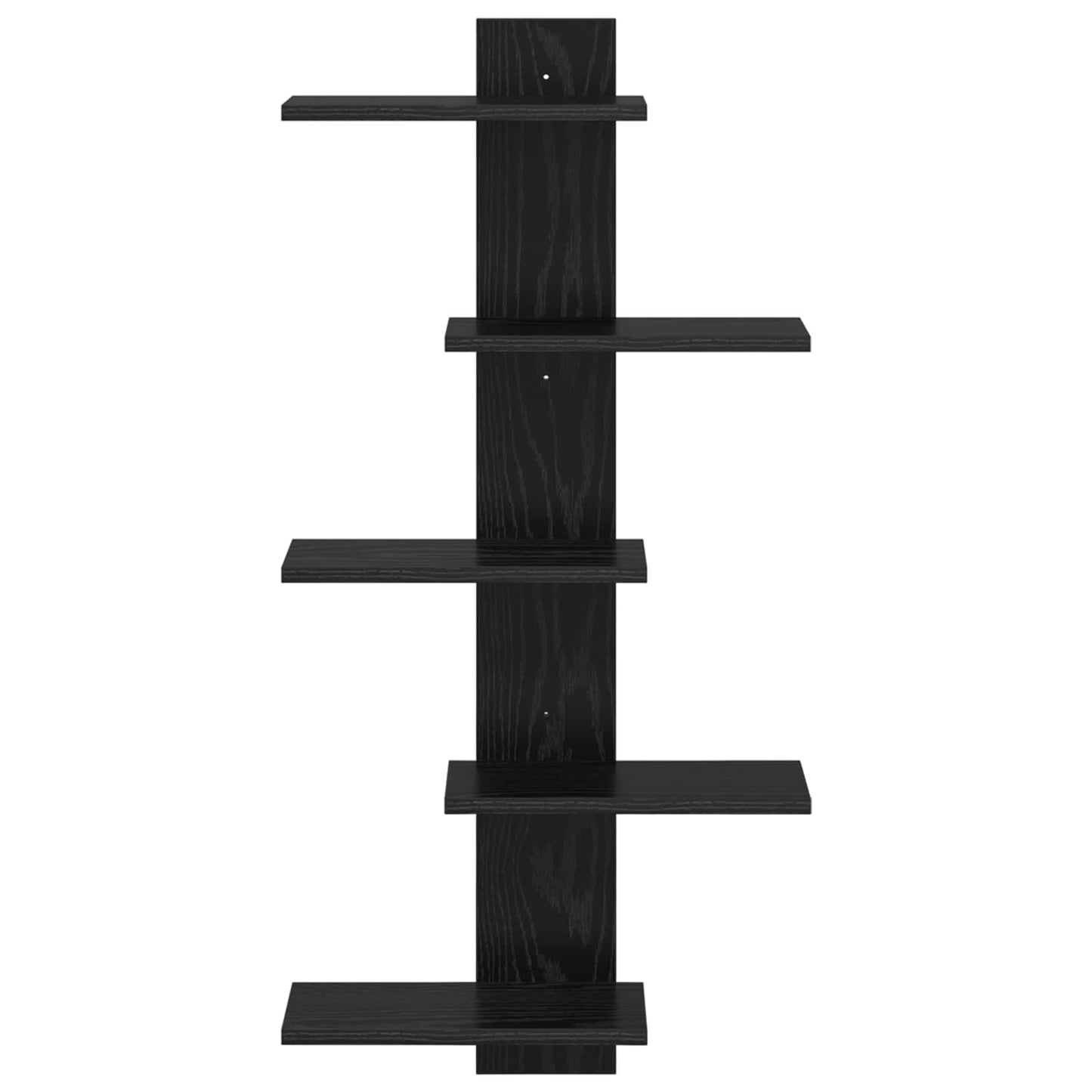 Wall Floating Shelf Black Oak 48.5 x 15 x 101 cm