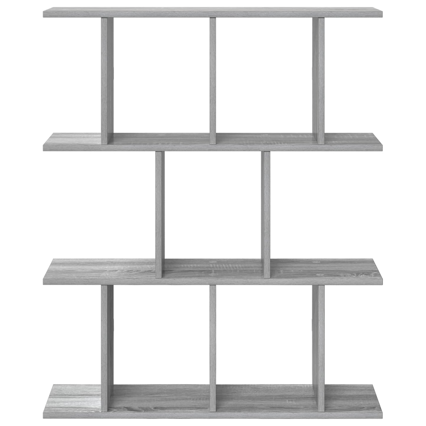 Wall Shelf Grey Sonoma 80 x 20 x 96 cm Engineered Wood