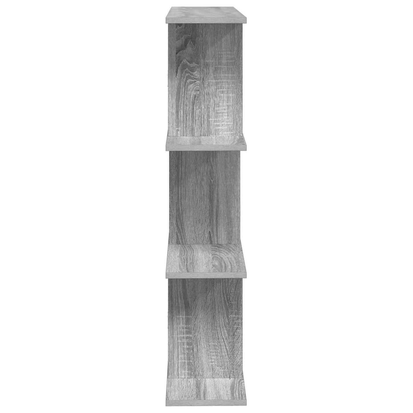 Wall Shelf Grey Sonoma 80 x 20 x 96 cm Engineered Wood