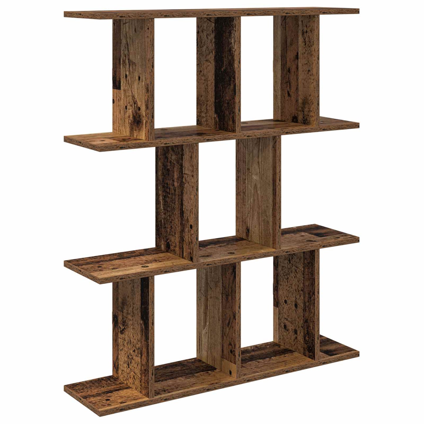 Wall Shelf Old Wood 80 x 20 x 96 cm Engineered Wood