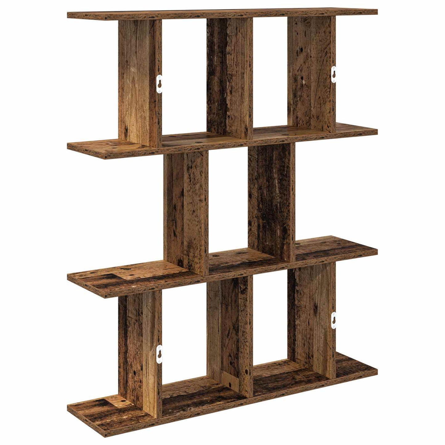Wall Shelf Old Wood 80 x 20 x 96 cm Engineered Wood