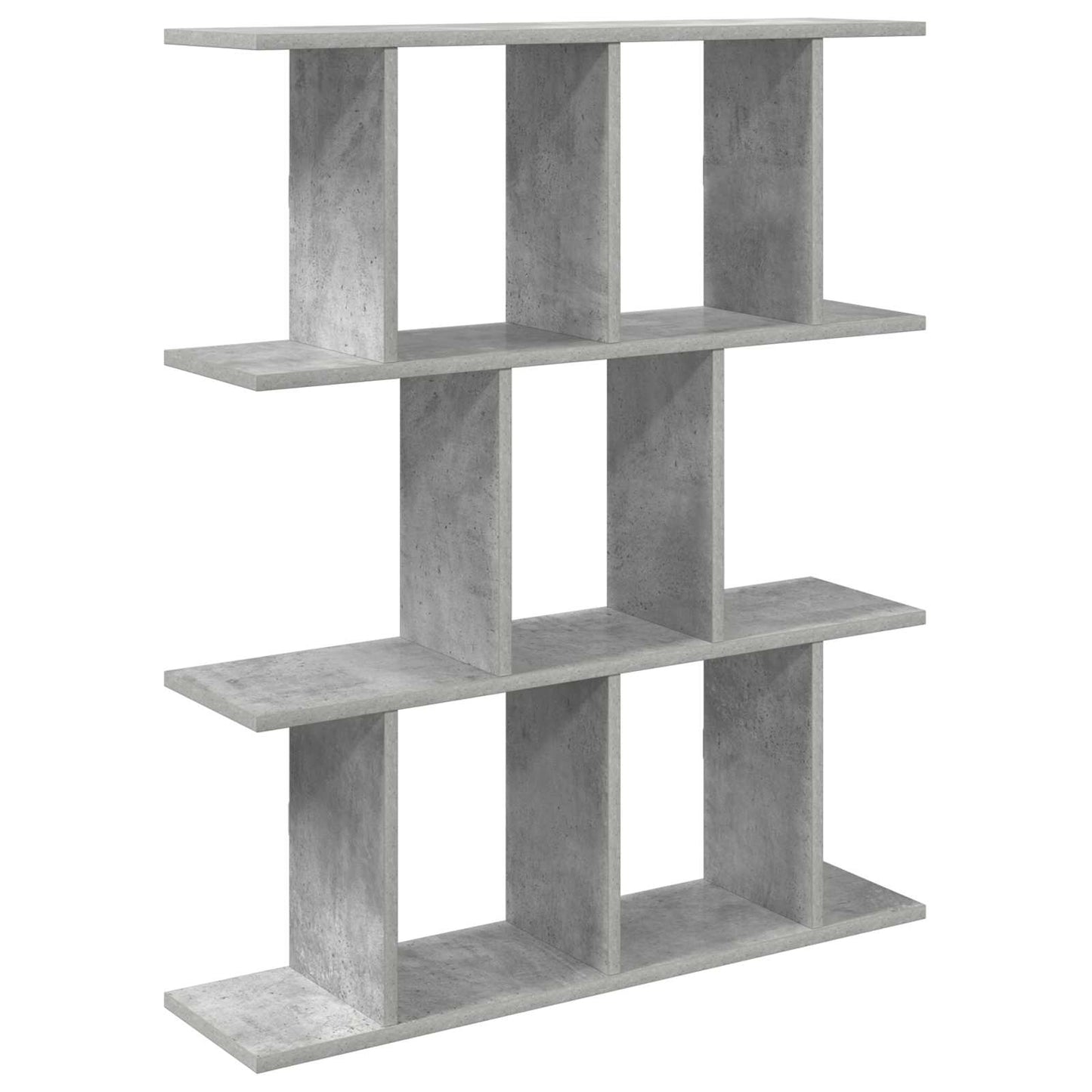 Wall Shelf Concrete Grey 102 x 20 x 96 cm Engineered Wood