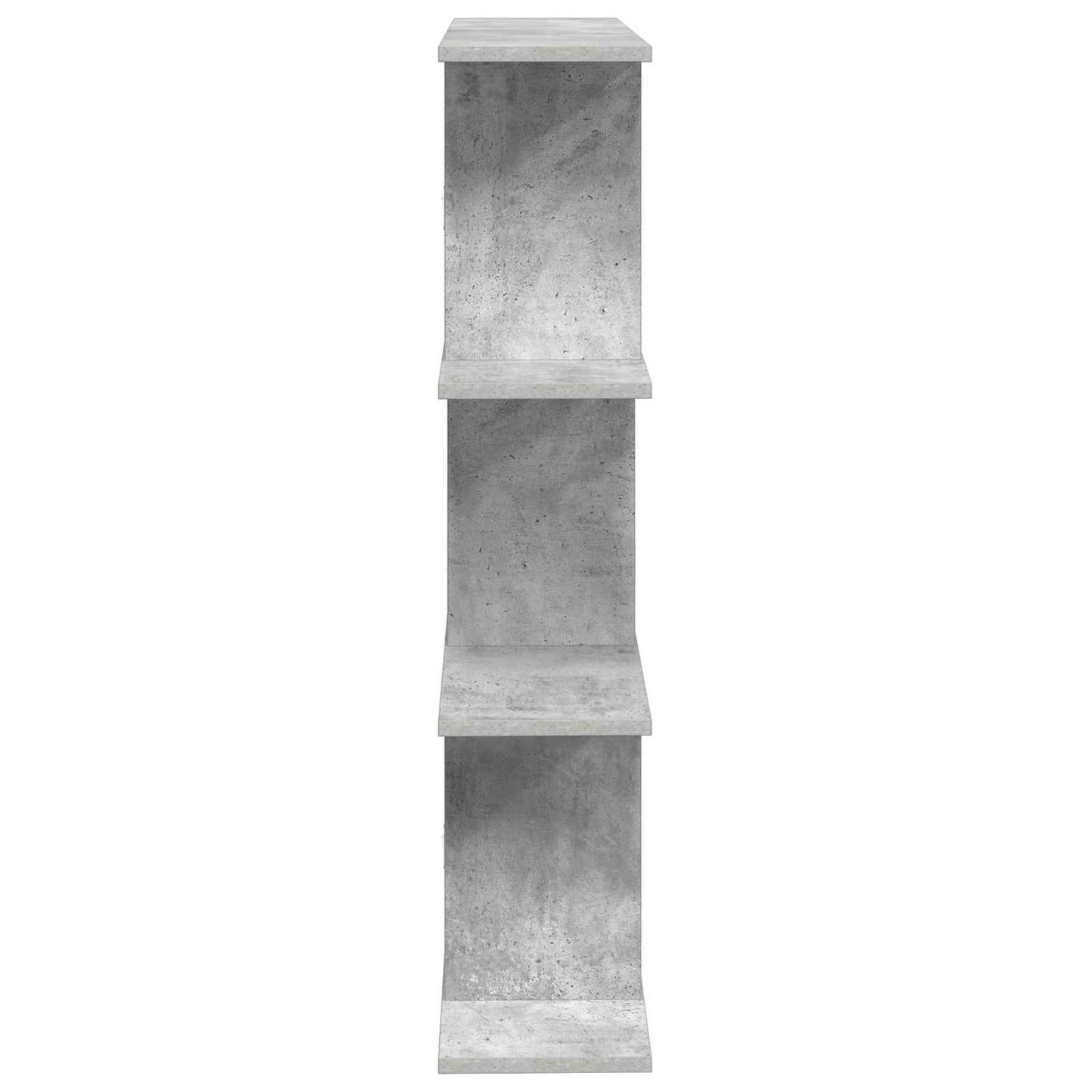 Wall Shelf Concrete Grey 102 x 20 x 96 cm Engineered Wood