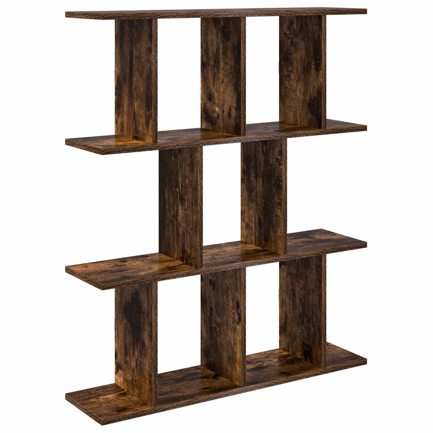 Wall Shelf Smoked Oak 102 x 20 x 96 cm Engineered Wood
