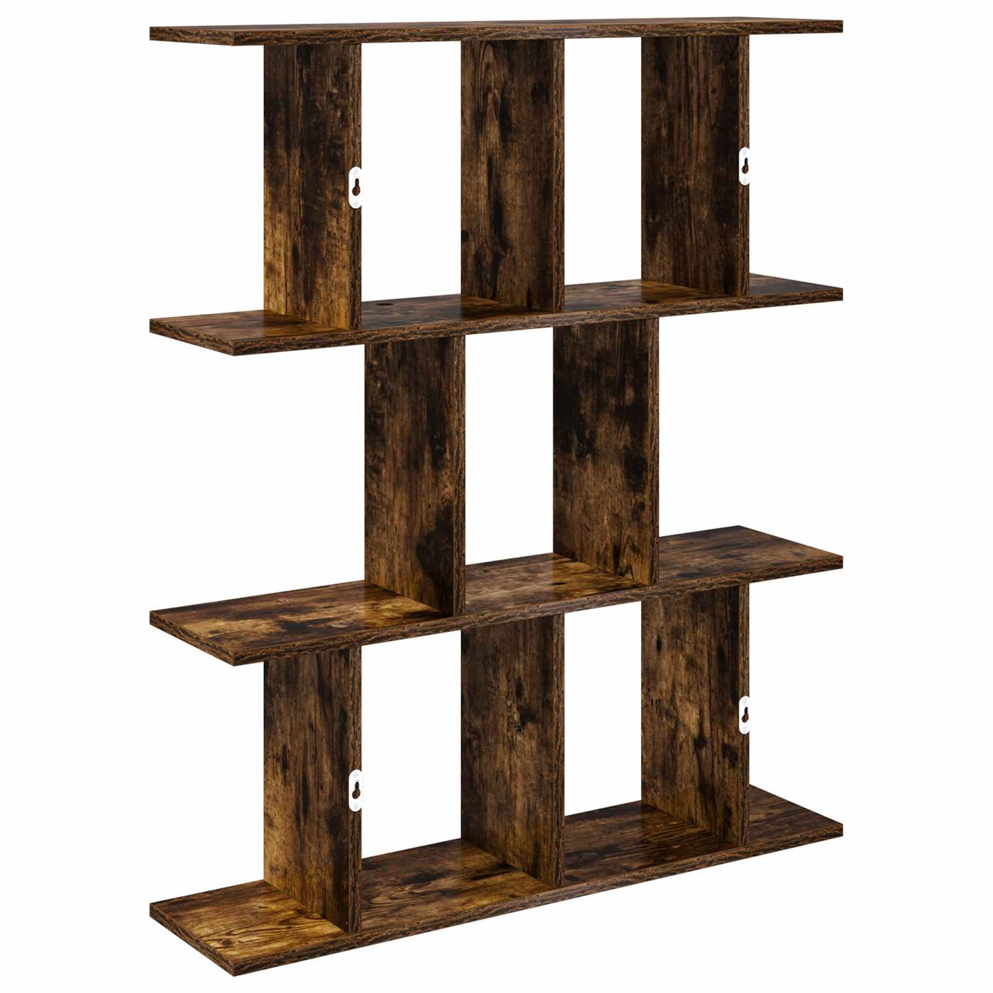 Wall Shelf Smoked Oak 102 x 20 x 96 cm Engineered Wood