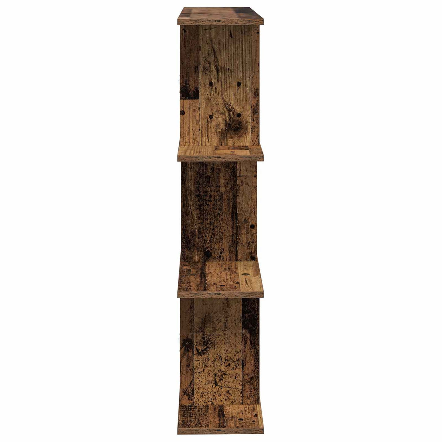 Wall Shelf Old Wood 102 x 20 x 96 cm Engineered Wood