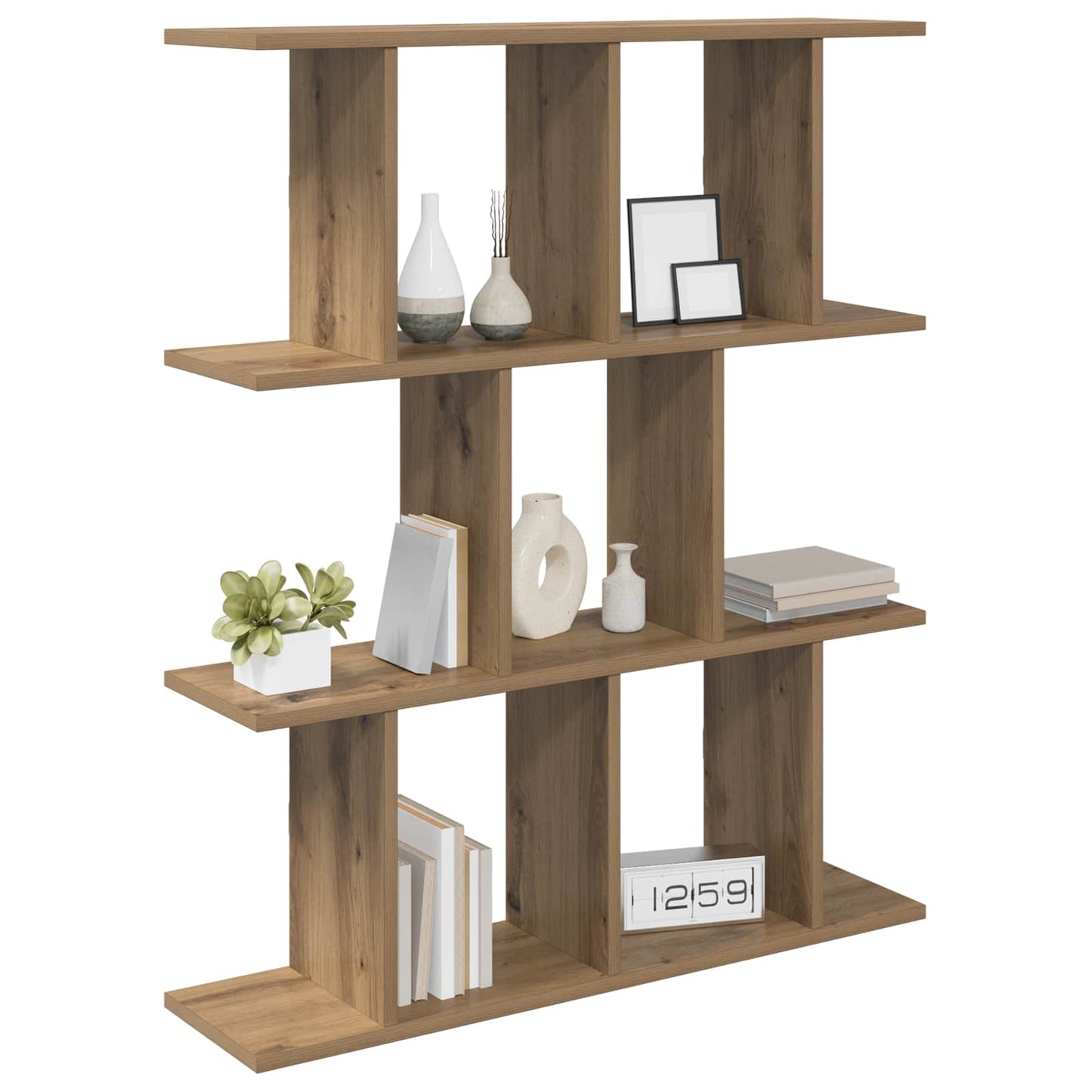 Wall Shelf Artisan Oak 102 x 20 x 96 cm Engineered Wood