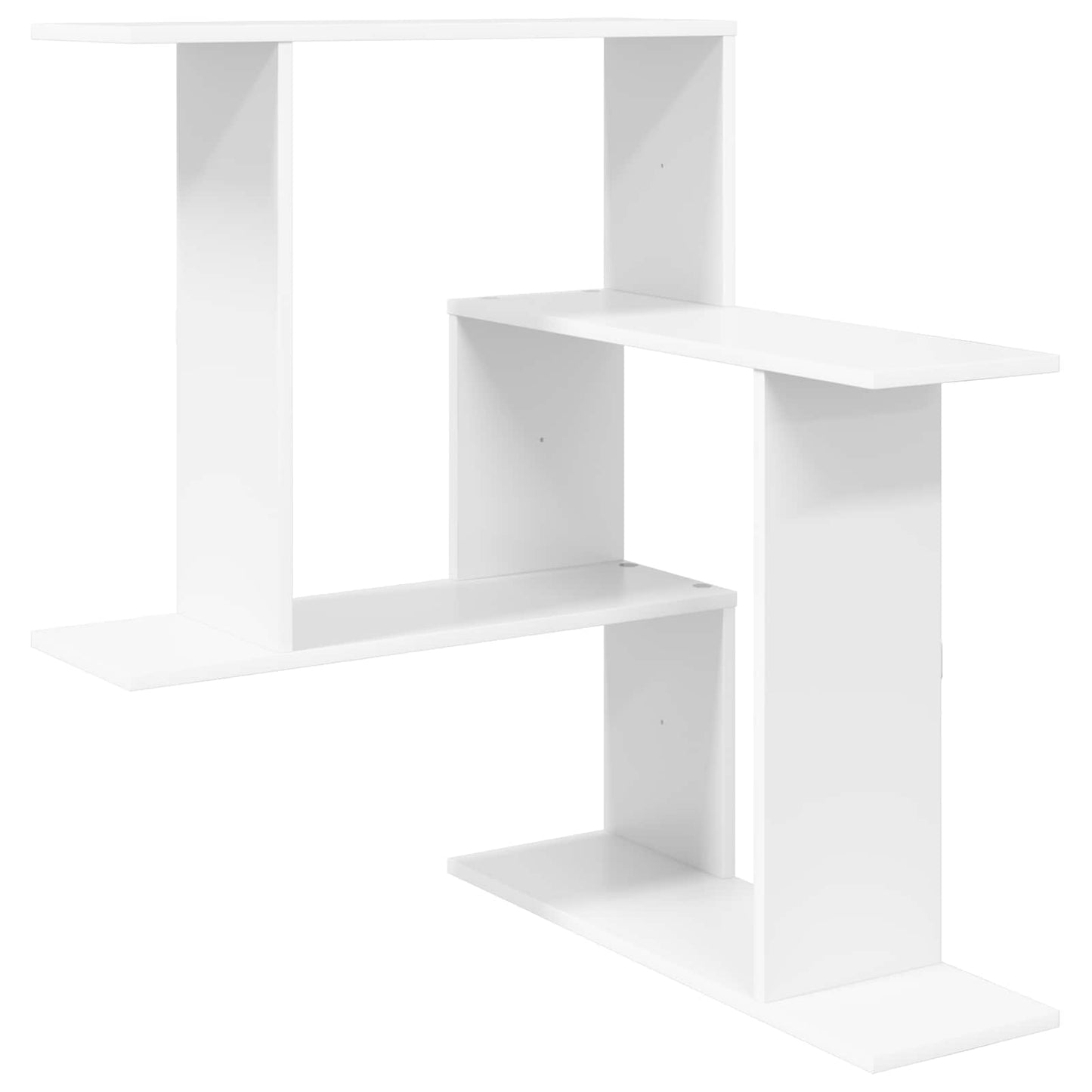 Wall Shelf White 67 x 67 x 87 cm Engineered Wood