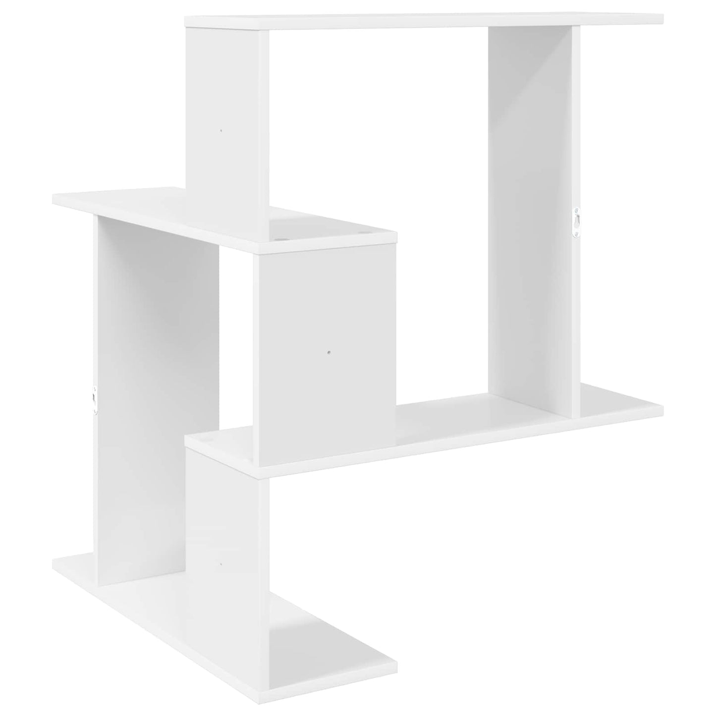Wall Shelf White 67 x 67 x 87 cm Engineered Wood