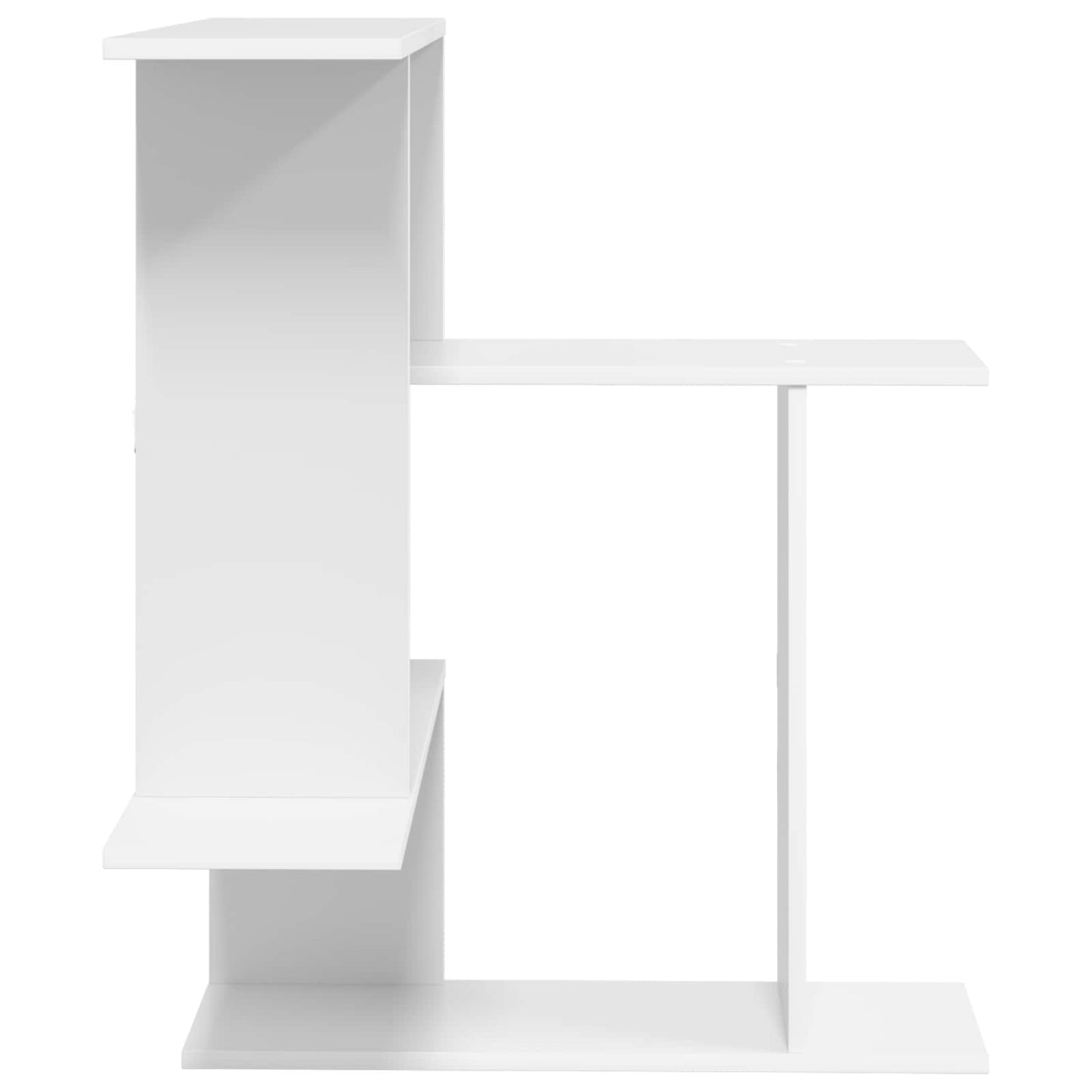 Wall Shelf White 67 x 67 x 87 cm Engineered Wood