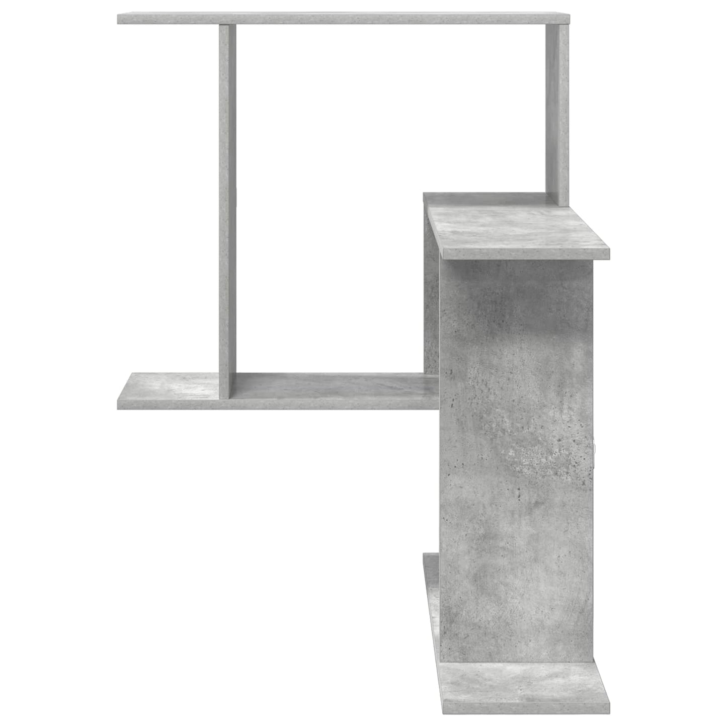 Wall Shelf Concrete Grey 67 x 67 x 87 cm Engineered Wood