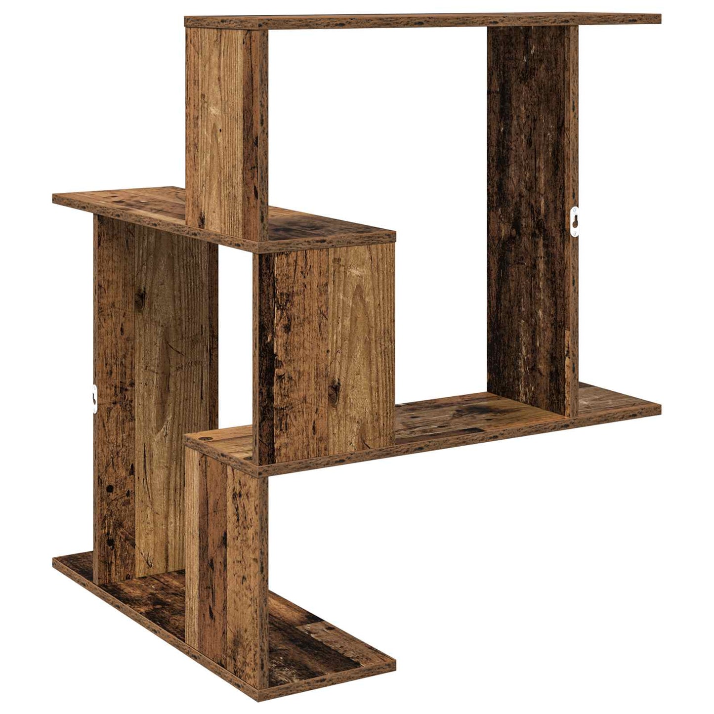 Wall Shelf Old Wood 67 x 67 x 87 cm Engineered Wood