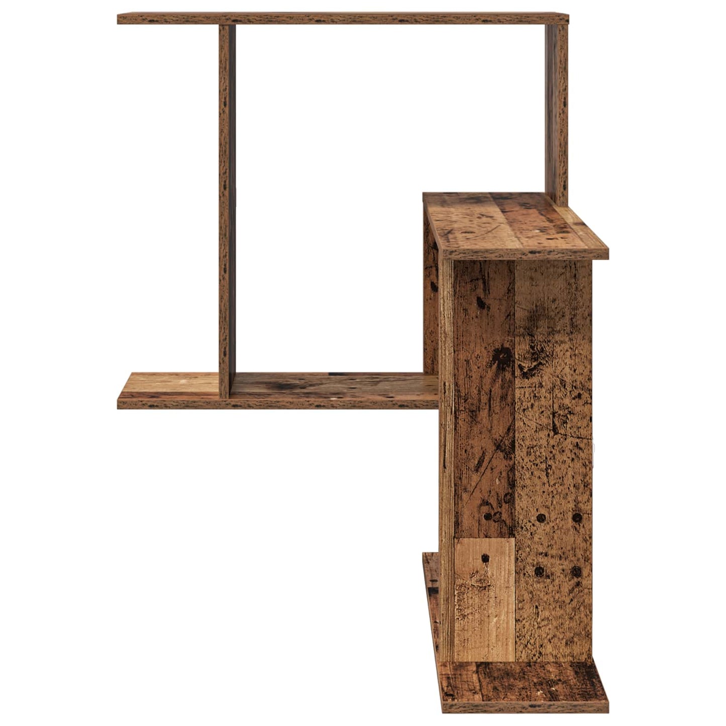 Wall Shelf Old Wood 67 x 67 x 87 cm Engineered Wood