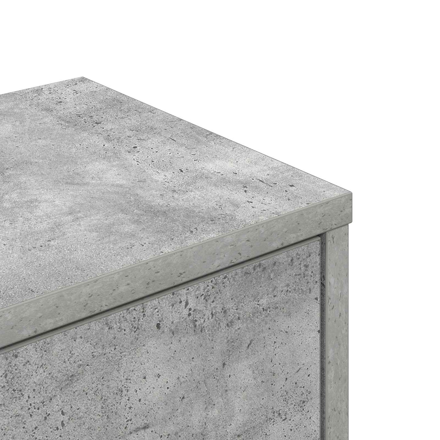 Wall Corner Shelf Concrete Grey 48 x 48 x 120 cm