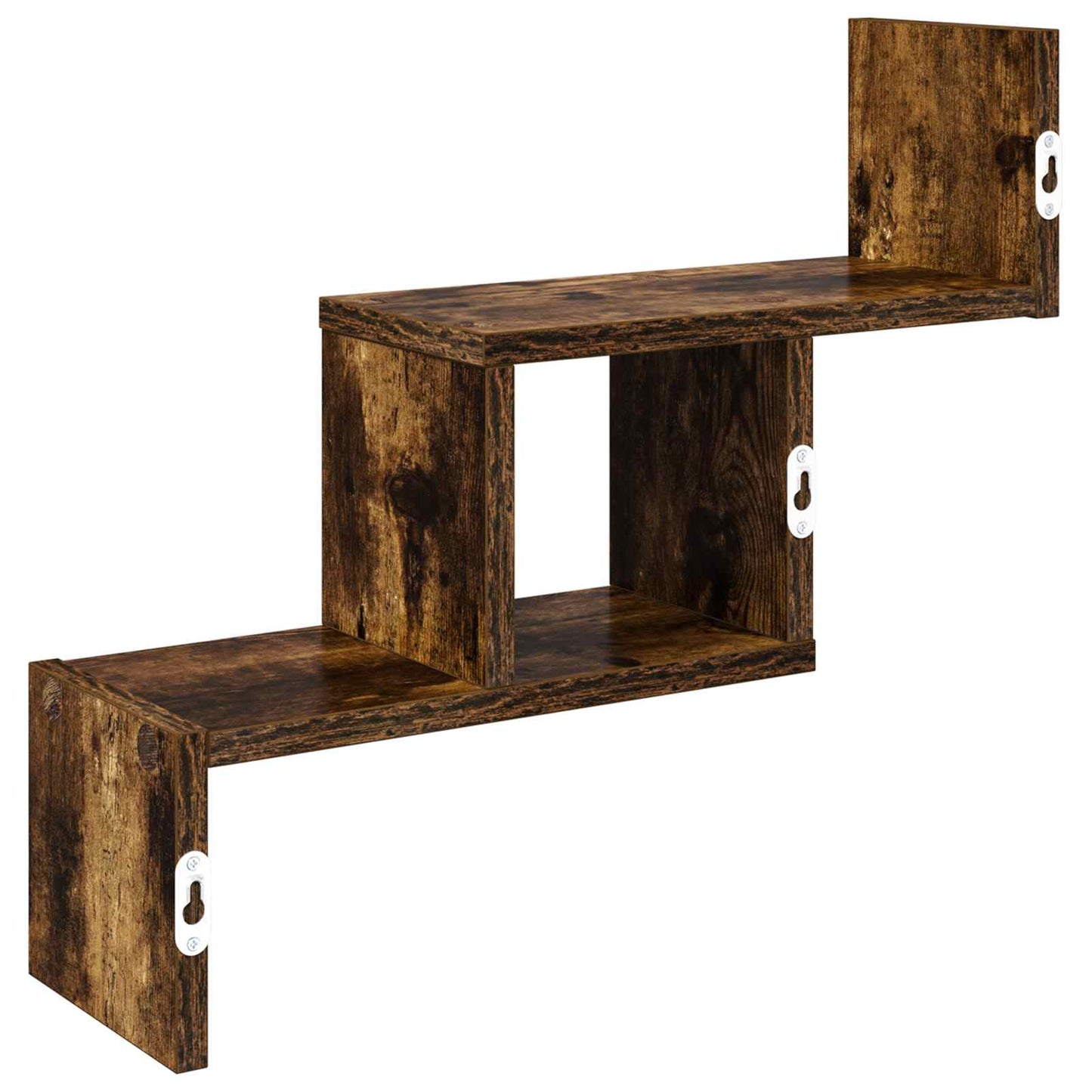 Wall Shelf Smoked Oak 48 x 15 x 42 cm Engineered Wood