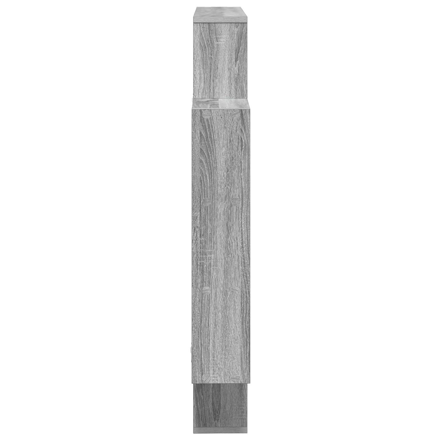 Wall Shelf Grey Sonoma 100 x 13 x 100 cm Engineered Wood