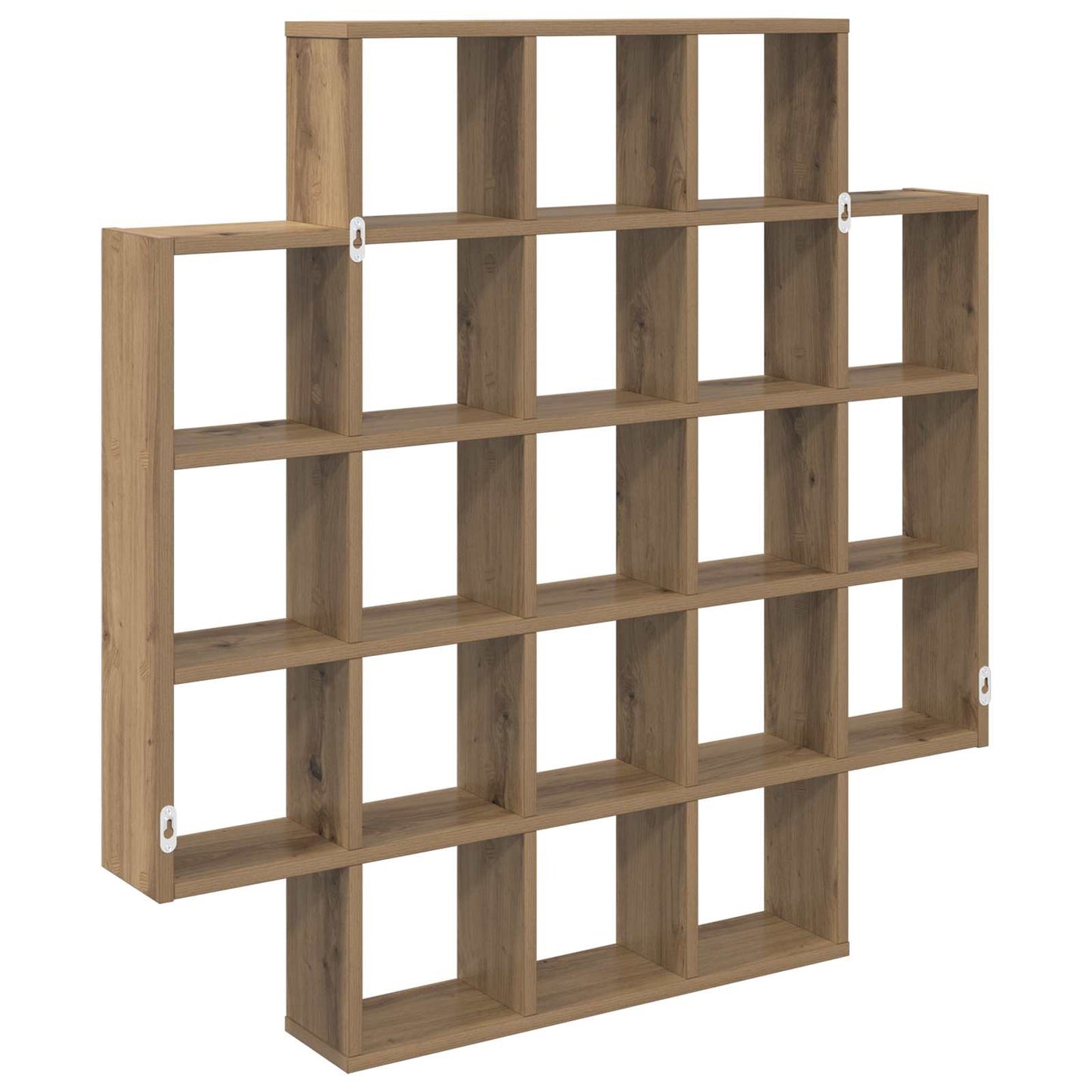 Wall Shelf Artisan Oak 100 x 13 x 100 cm Engineered Wood