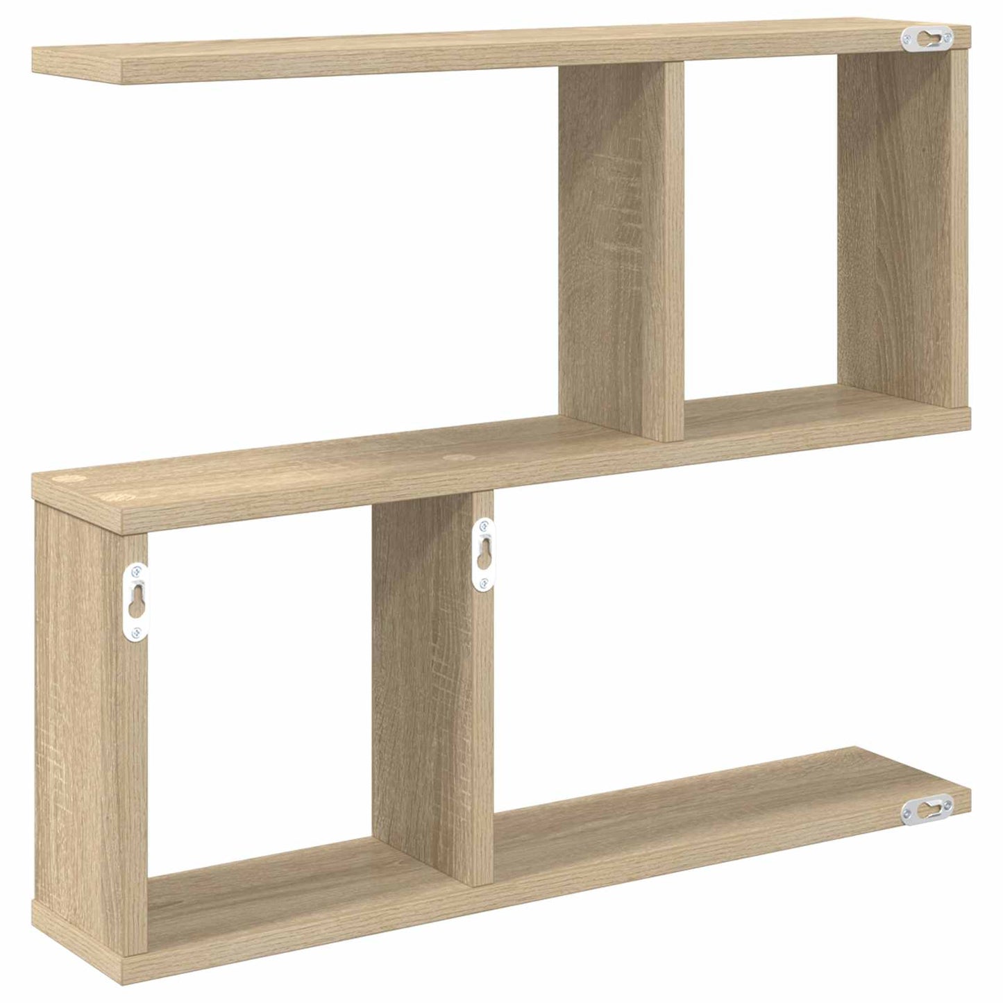 Wall Shelf Sonoma Oak 60 x 12 x 50.5 cm Engineered Wood