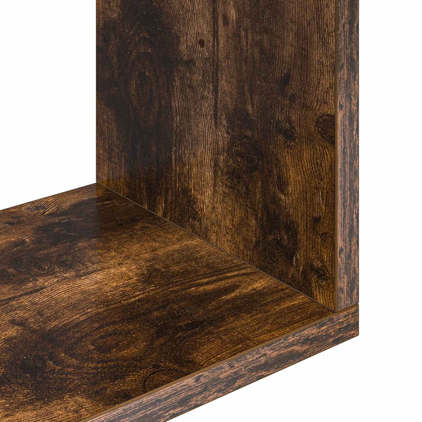 Wall Shelf Smoked Oak 60 x 12 x 50.5 cm Engineered Wood